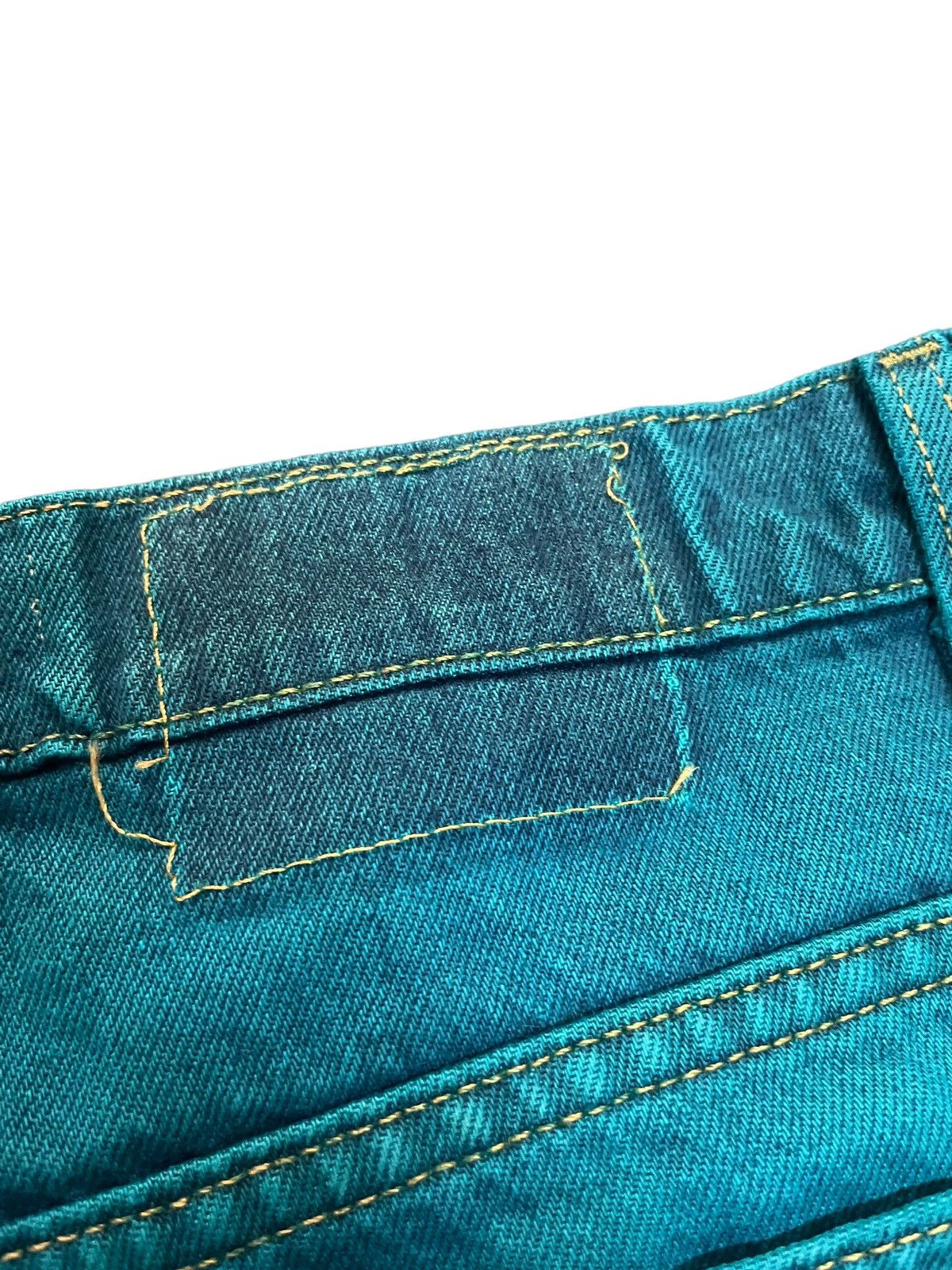 Japanese Brand × Levi's Vintage Levis x High Light Cavalet Green Denim Size US 35 - 10 Thumbnail