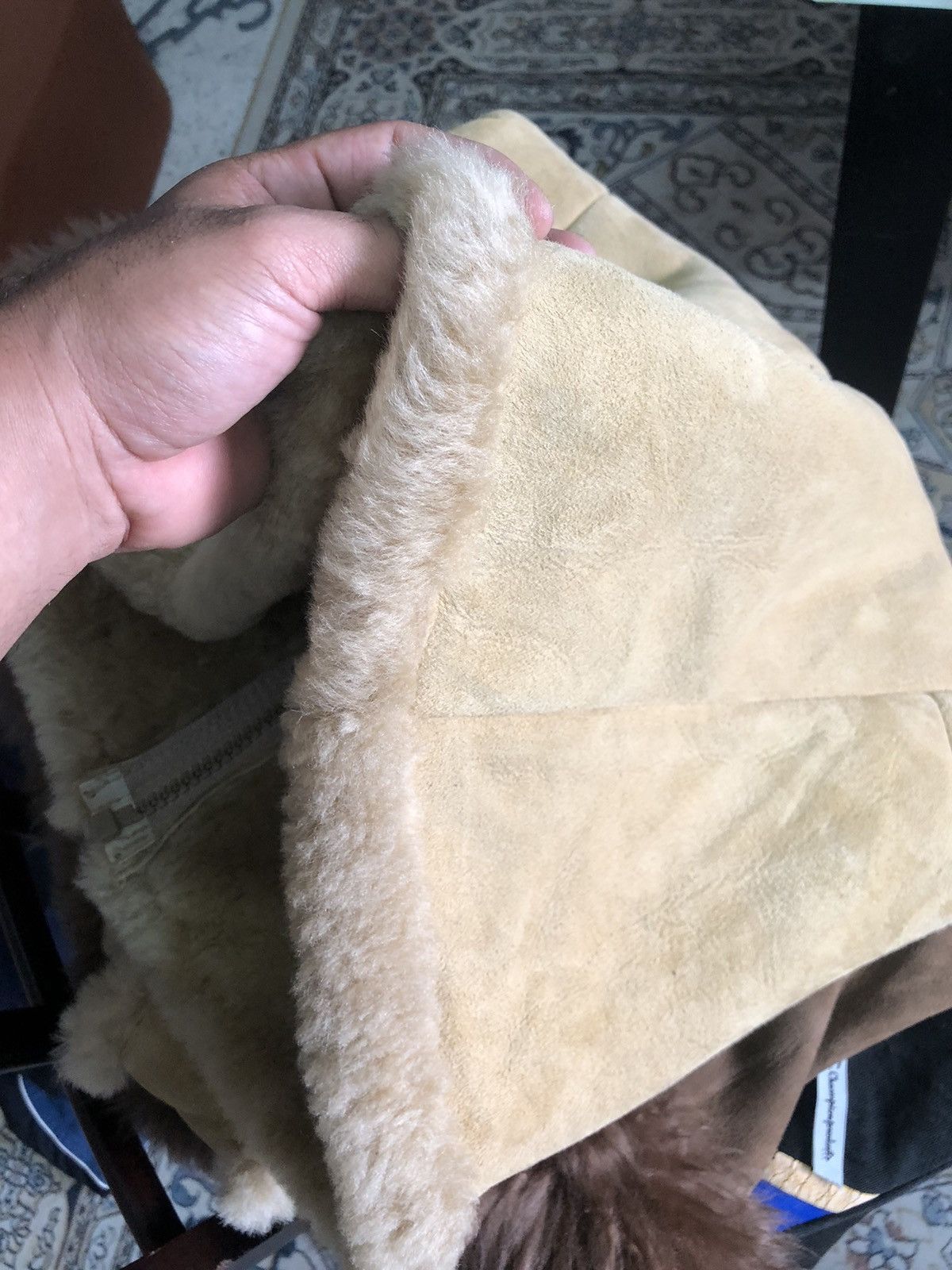 Japanese Brand Nice❗️Japan Made Sheepskin Fur Sherpa Vest Jackets Size XS / US 0-2 / IT 36-38 - 16 Thumbnail