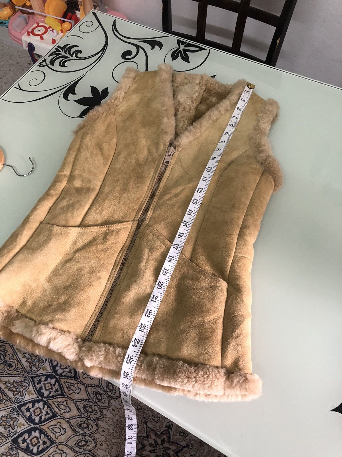 Japanese Brand Nice❗️Japan Made Sheepskin Fur Sherpa Vest Jackets Size XS / US 0-2 / IT 36-38 - 19 Thumbnail