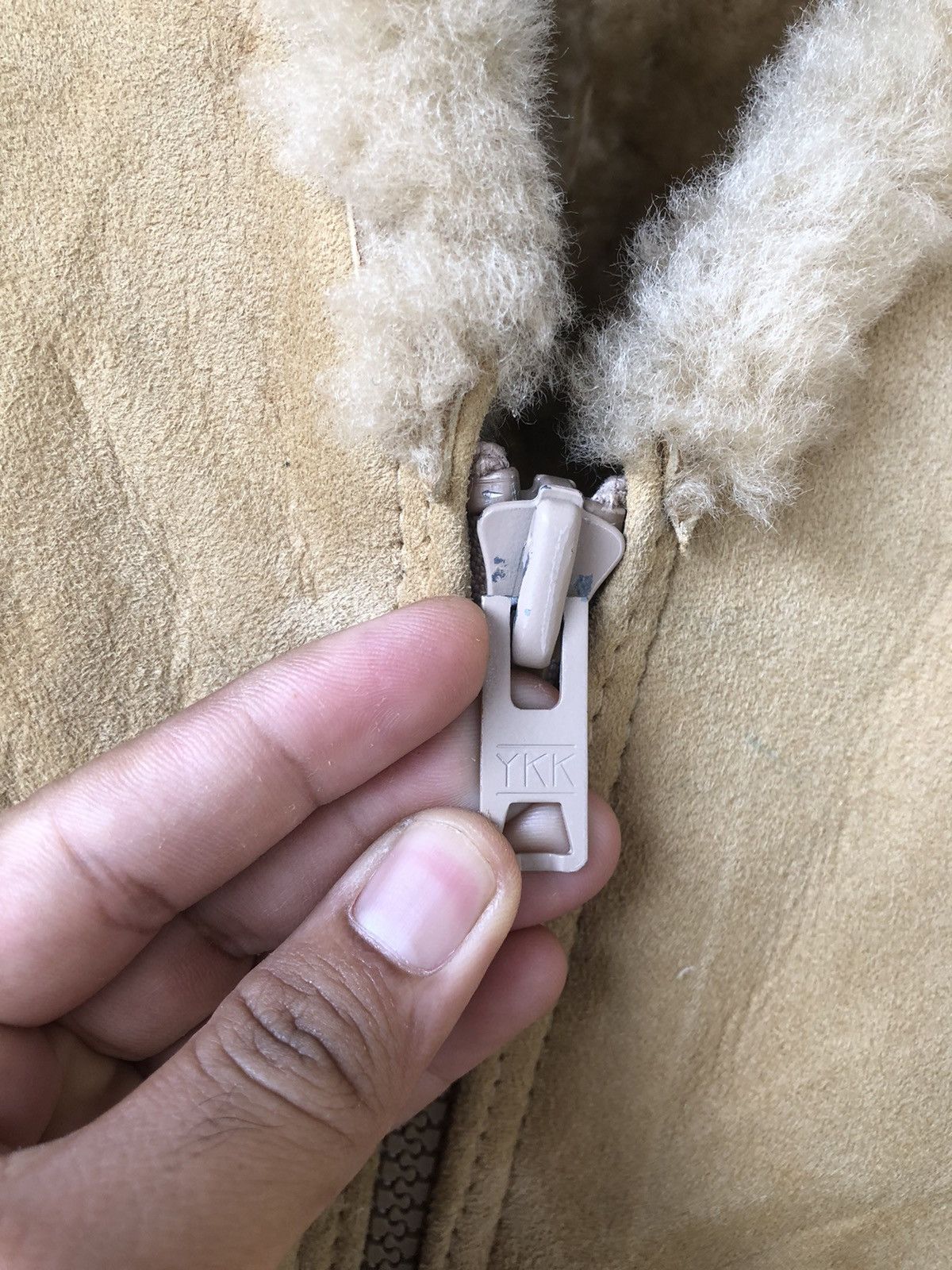 Japanese Brand Nice❗️Japan Made Sheepskin Fur Sherpa Vest Jackets Size XS / US 0-2 / IT 36-38 - 5 Thumbnail