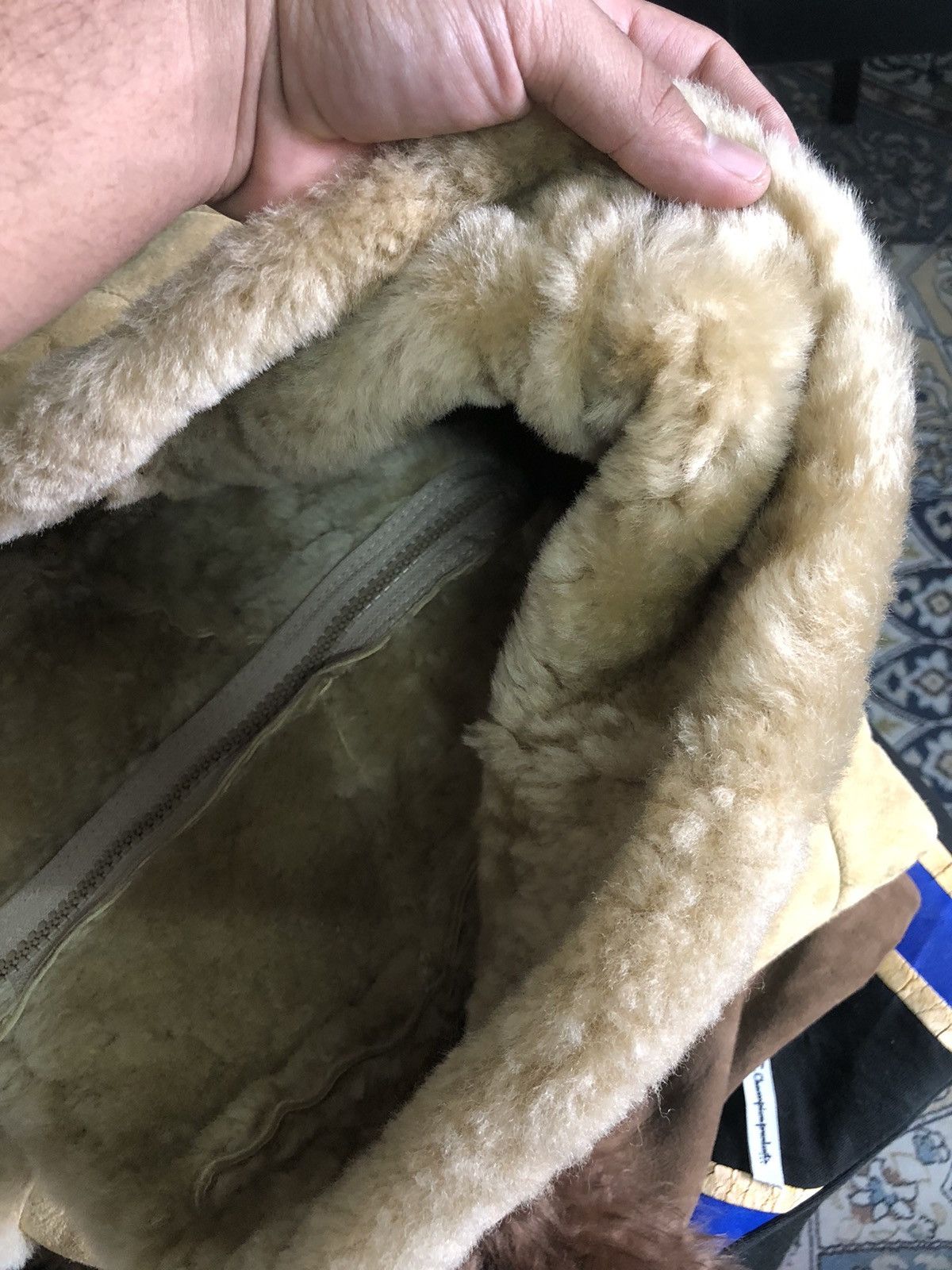 Japanese Brand Nice❗️Japan Made Sheepskin Fur Sherpa Vest Jackets Size XS / US 0-2 / IT 36-38 - 15 Thumbnail