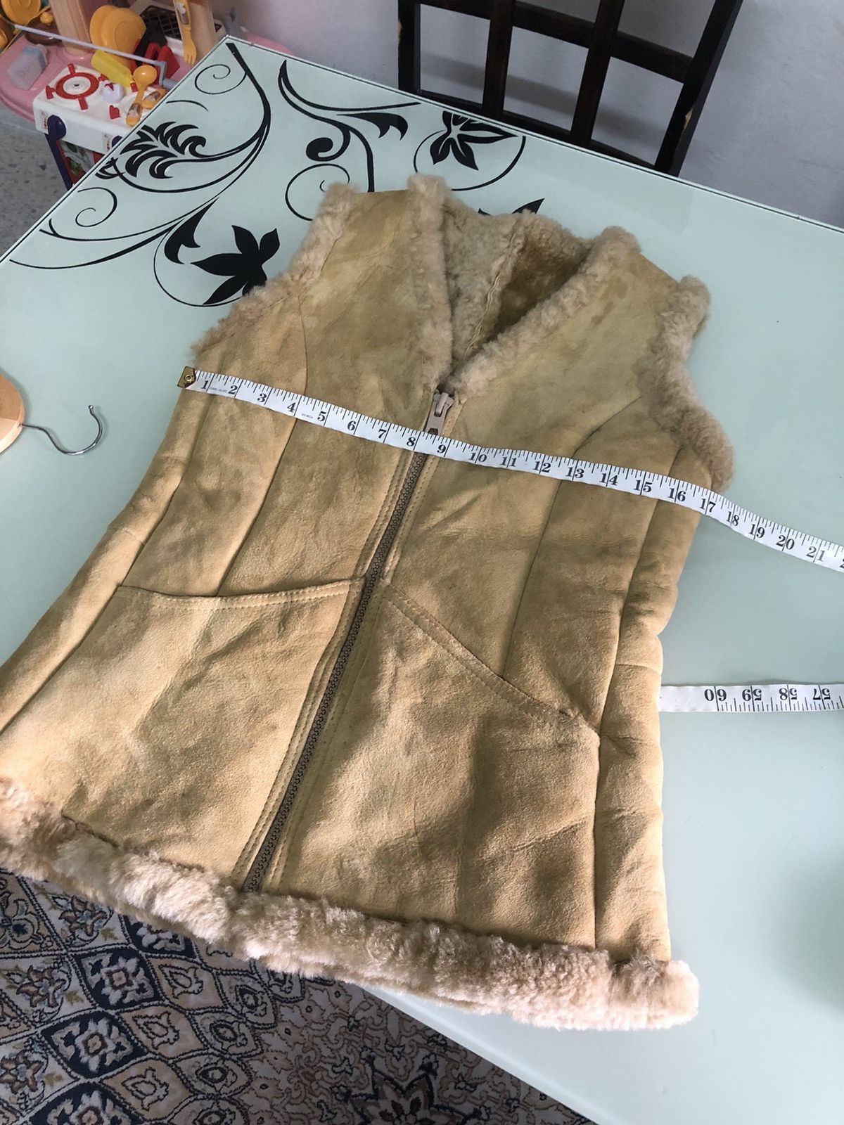 Japanese Brand Nice❗️Japan Made Sheepskin Fur Sherpa Vest Jackets Size XS / US 0-2 / IT 36-38 - 18 Thumbnail