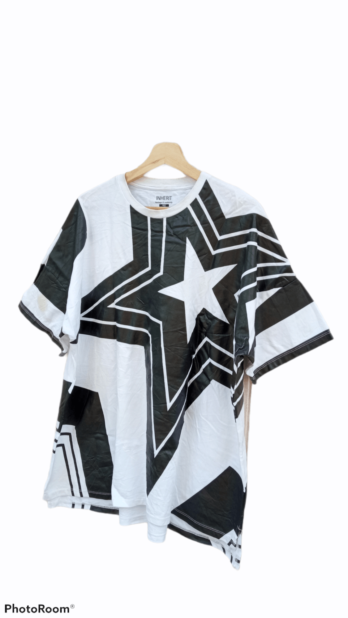 Japanese Brand × Vintage 🔥🔥Inherit Full Print Star Printed T-Shirt Size US XL / EU 56 / 4 - 3 Thumbnail
