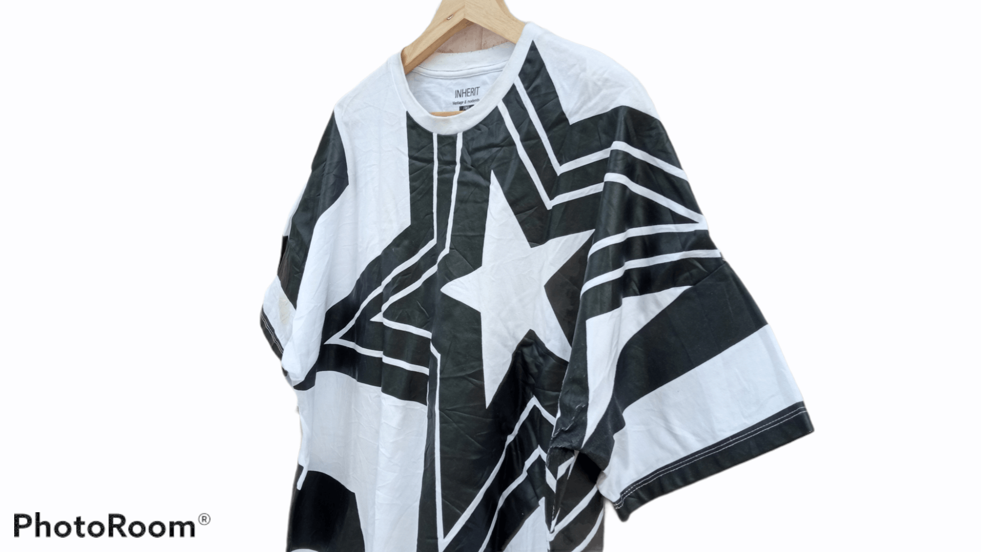 Japanese Brand × Vintage 🔥🔥Inherit Full Print Star Printed T-Shirt Size US XL / EU 56 / 4 - 12 Thumbnail