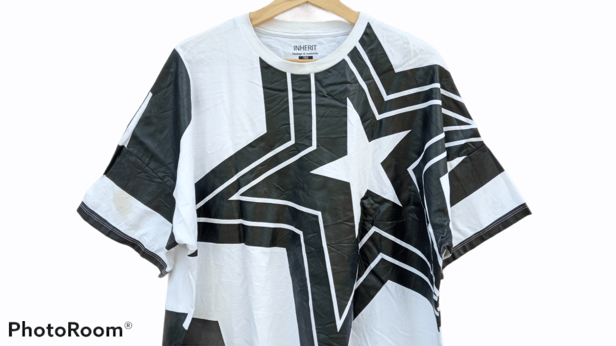 Japanese Brand × Vintage 🔥🔥Inherit Full Print Star Printed T-Shirt Size US XL / EU 56 / 4 - 8 Thumbnail