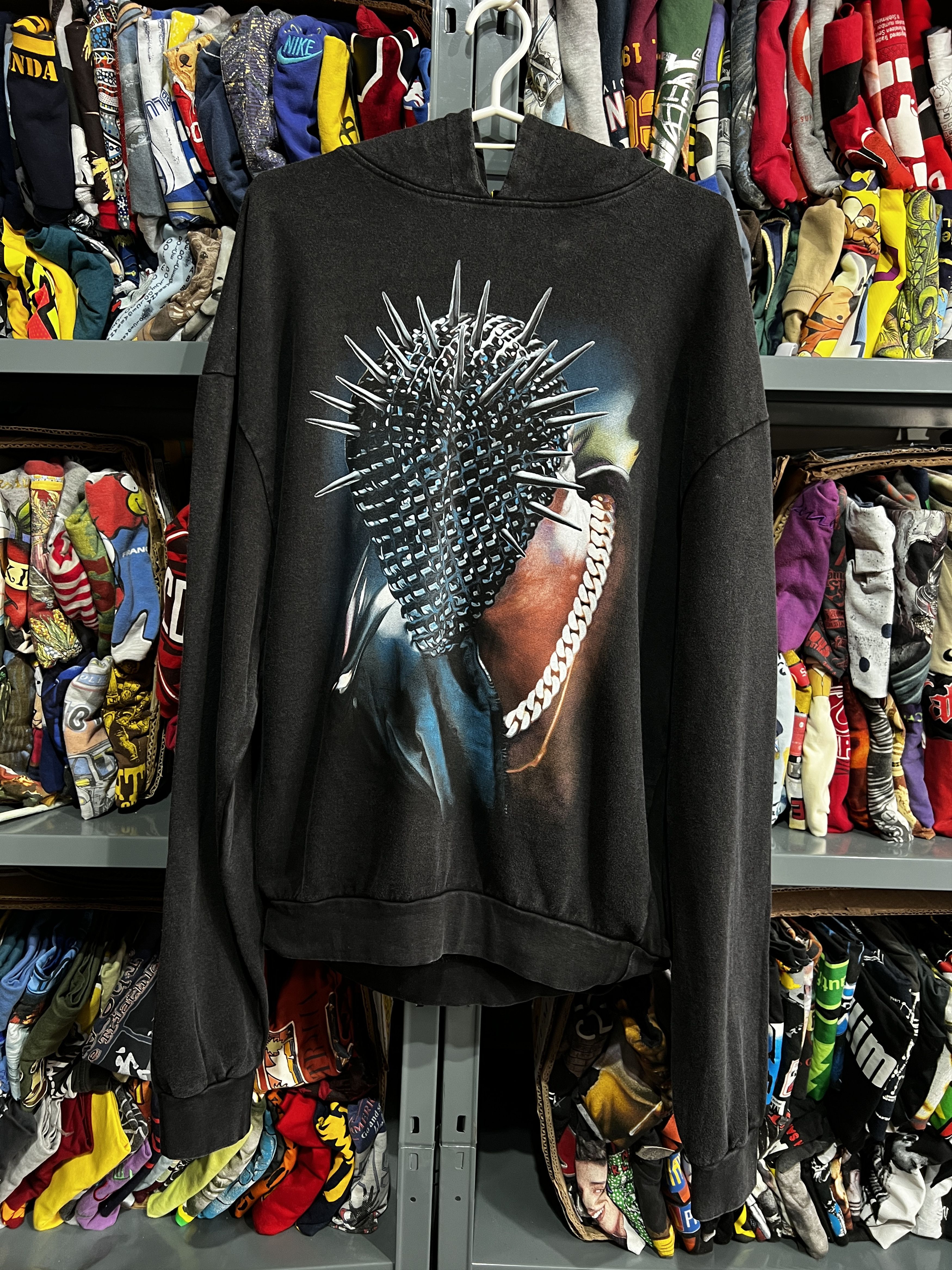 New Mister Tee Kanye West Face Mask Hoodie