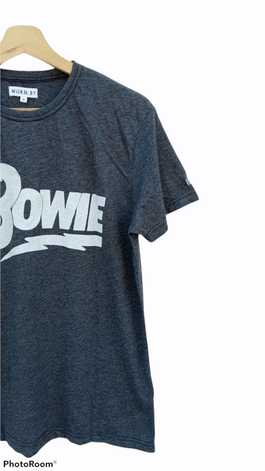 🔥🔥Worn By Bowie David Bowie Spellout Logo T-Shirt