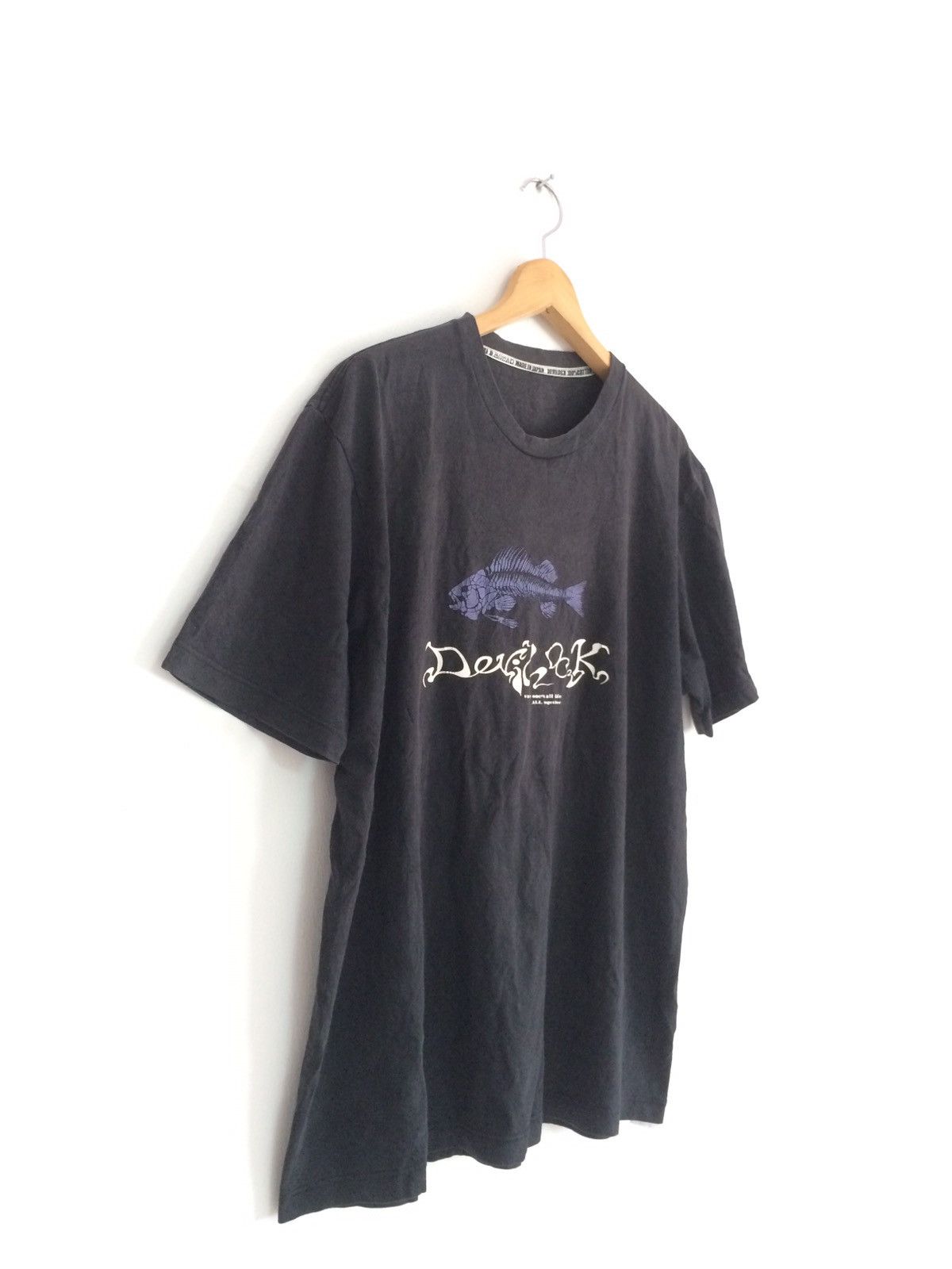 Devilock × Japanese Brand × Vintage 🔥🔥Devilock Fishbone Printed T-Shirt Size US L / EU 52-54 / 3 - 3 Thumbnail