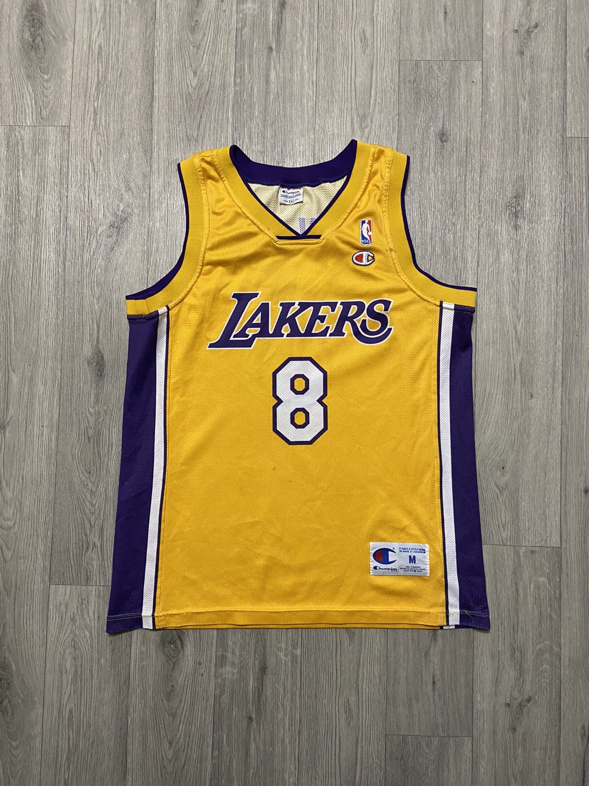 Vintage Champion Kobe Bryant 8 Lakers Jersey
