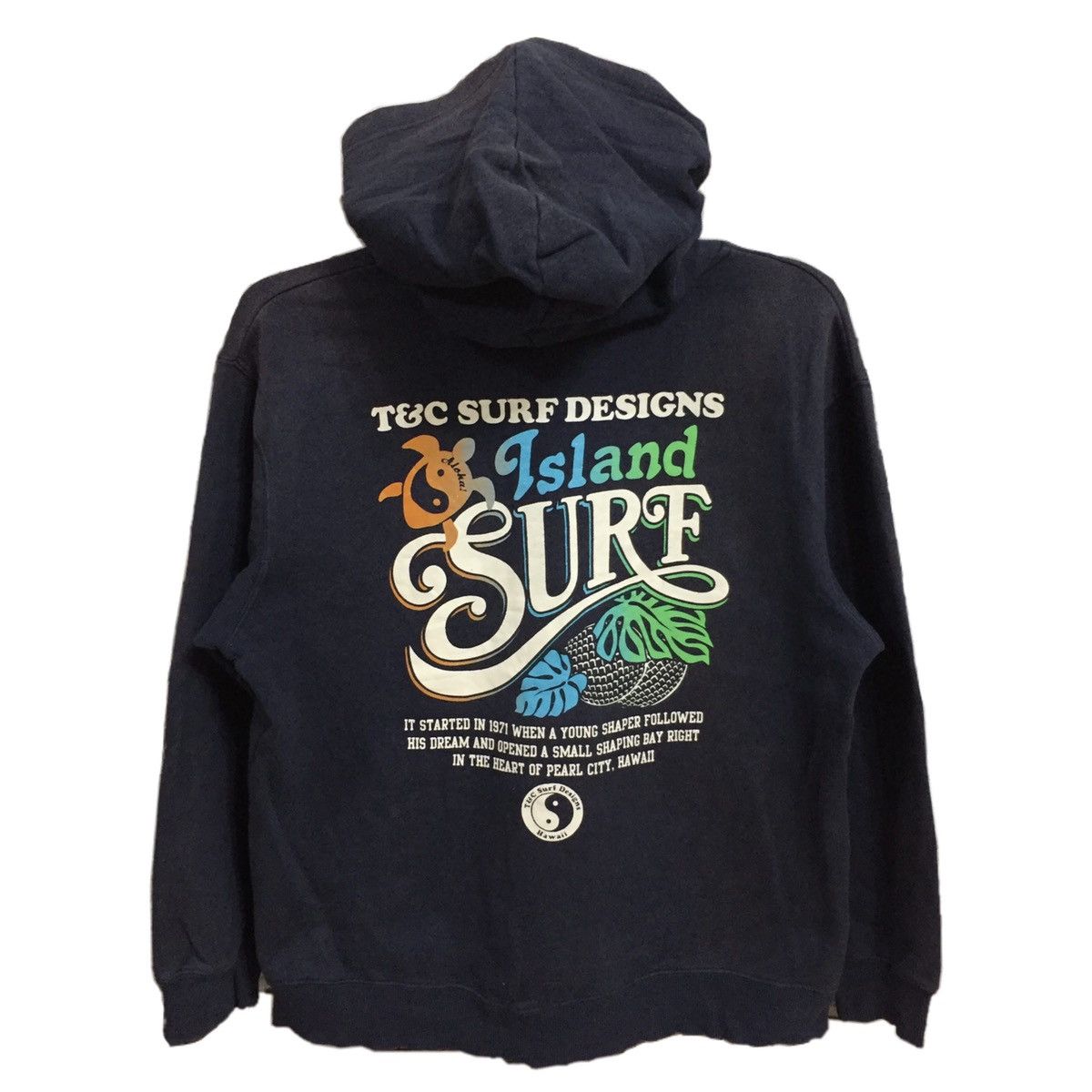 Japanese Brand Vintage Town & Country Surf design hoodie T&C big logo Size US L / EU 52-54 / 3 - 1 Thumbnail