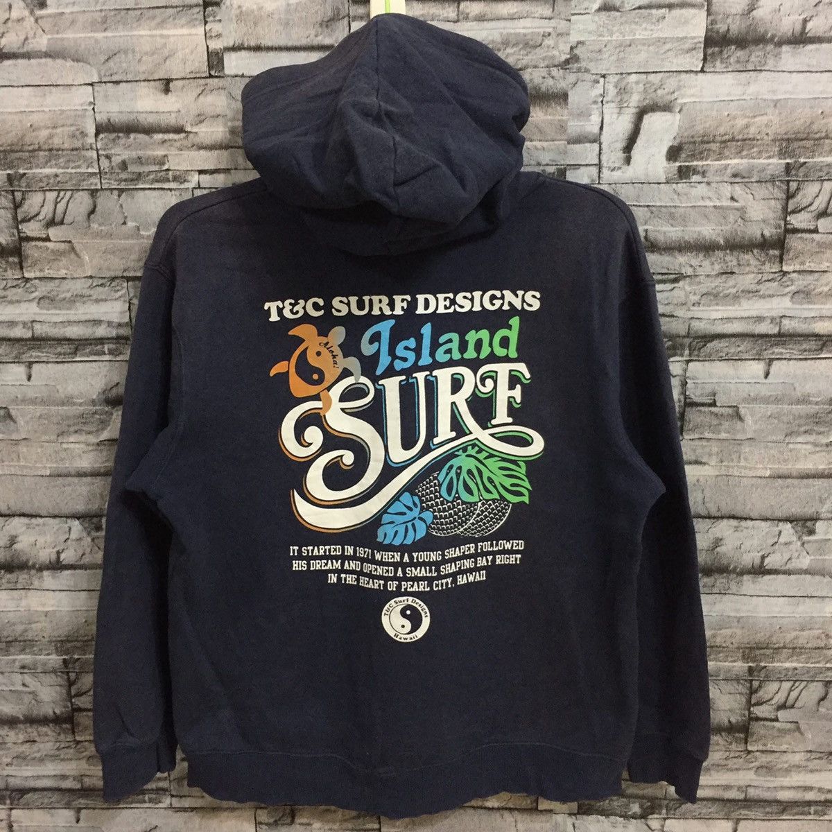 Japanese Brand Vintage Town & Country Surf design hoodie T&C big logo Size US L / EU 52-54 / 3 - 2 Thumbnail