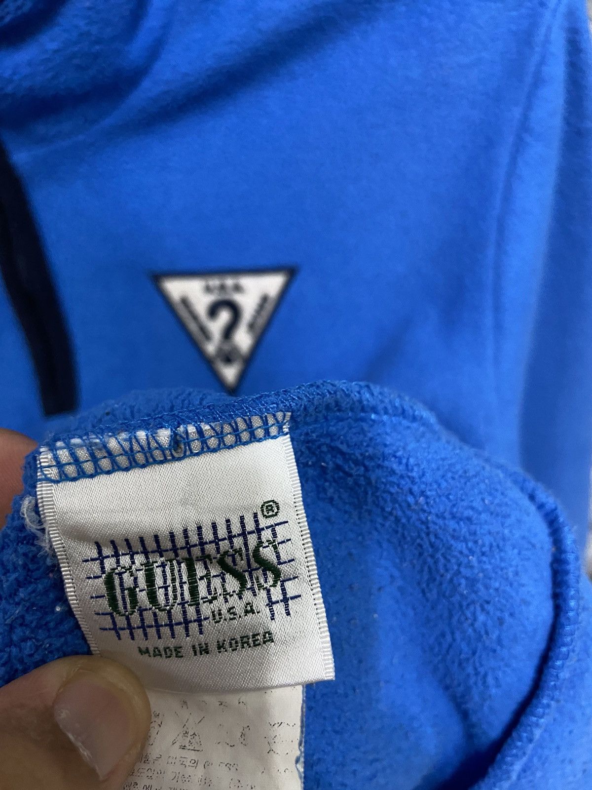 Guess Guess Fleece Sweatshirt embroidered 155 (kid) fit XS Size US XS / EU 42 / 0 - 7 Thumbnail