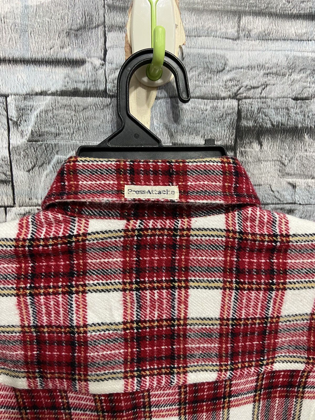 Flannel Vintage Press Attache Flannel double pocket plaid design Size US M / EU 48-50 / 2 - 7 Thumbnail