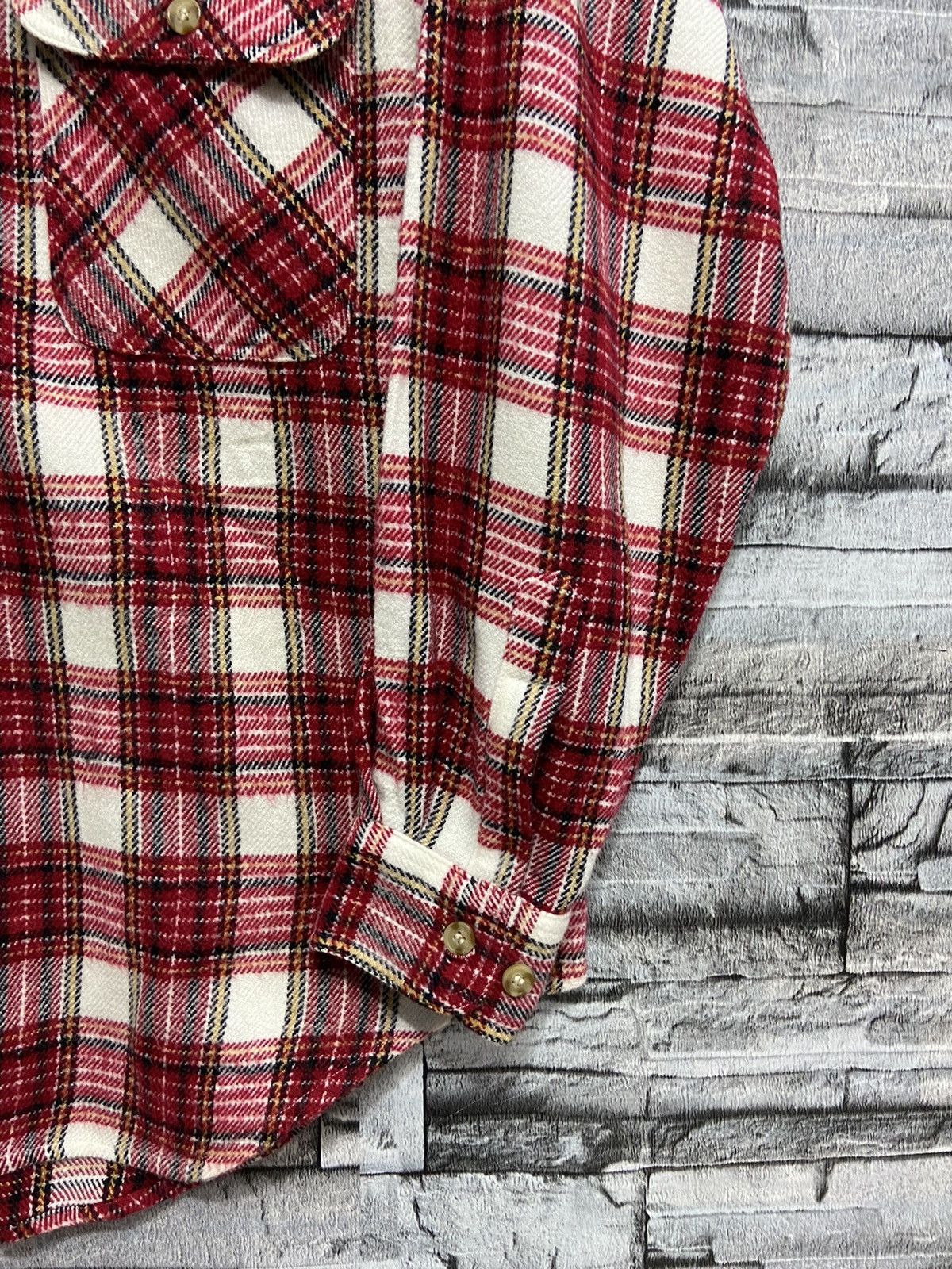 Flannel Vintage Press Attache Flannel double pocket plaid design Size US M / EU 48-50 / 2 - 5 Thumbnail