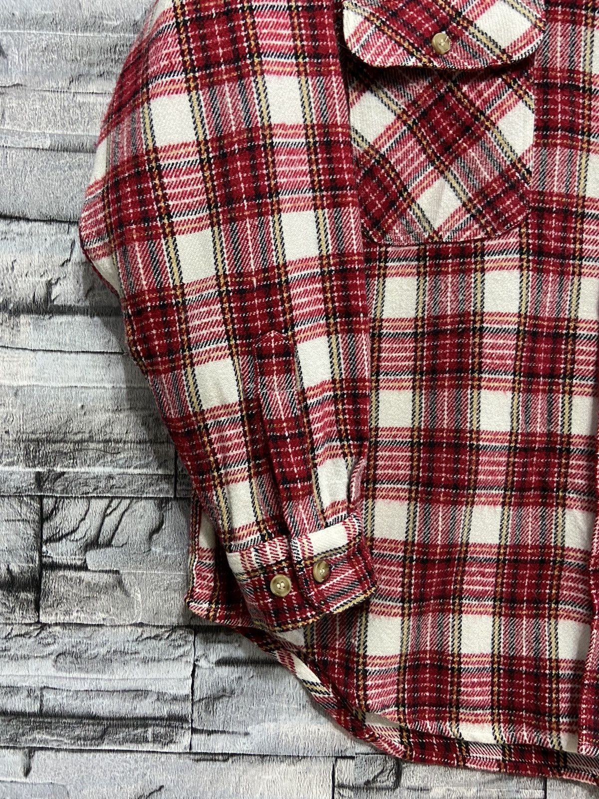 Flannel Vintage Press Attache Flannel double pocket plaid design Size US M / EU 48-50 / 2 - 4 Thumbnail
