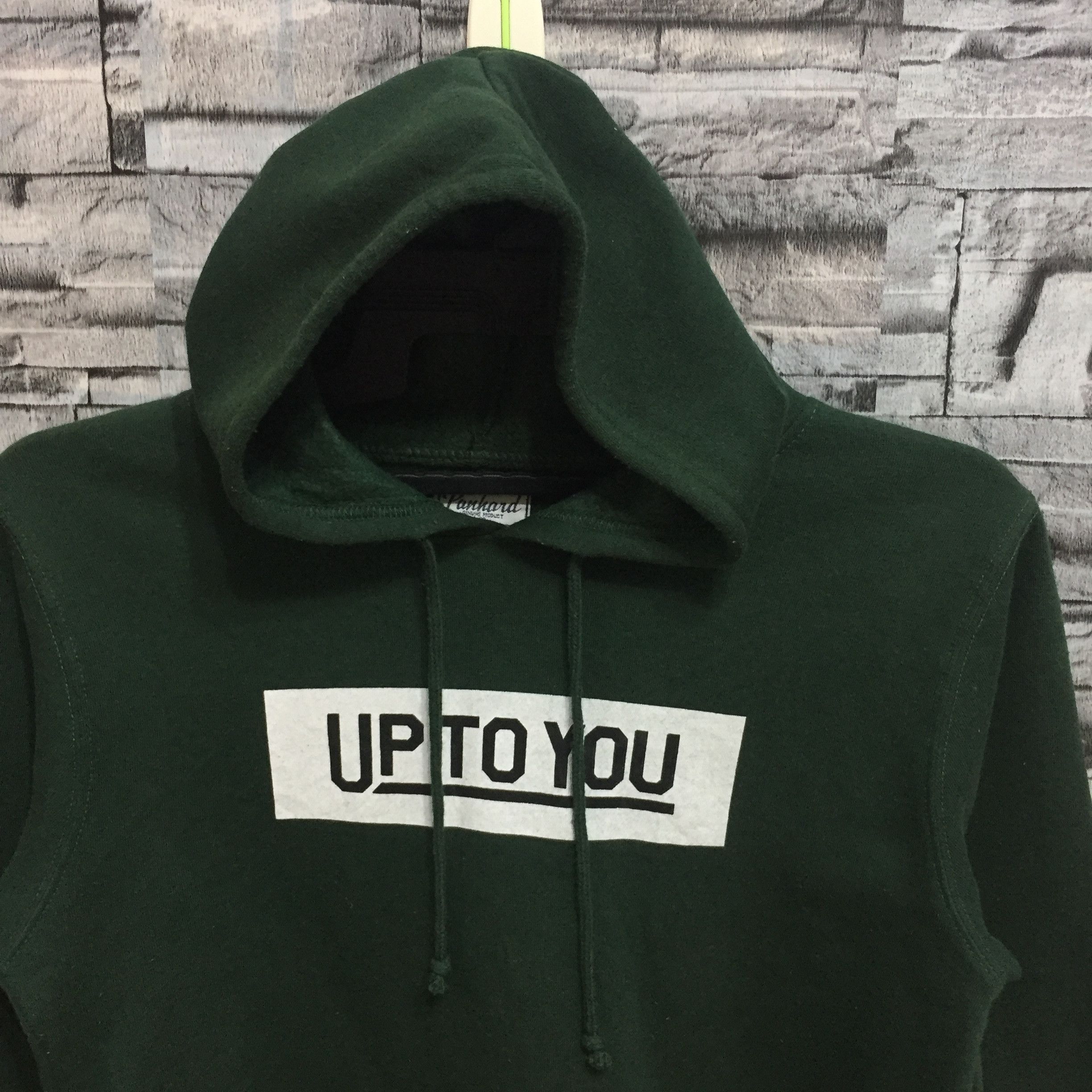 Japanese Brand Panhard hoodie spellout Up To You size M Size US M / EU 48-50 / 2 - 2 Thumbnail