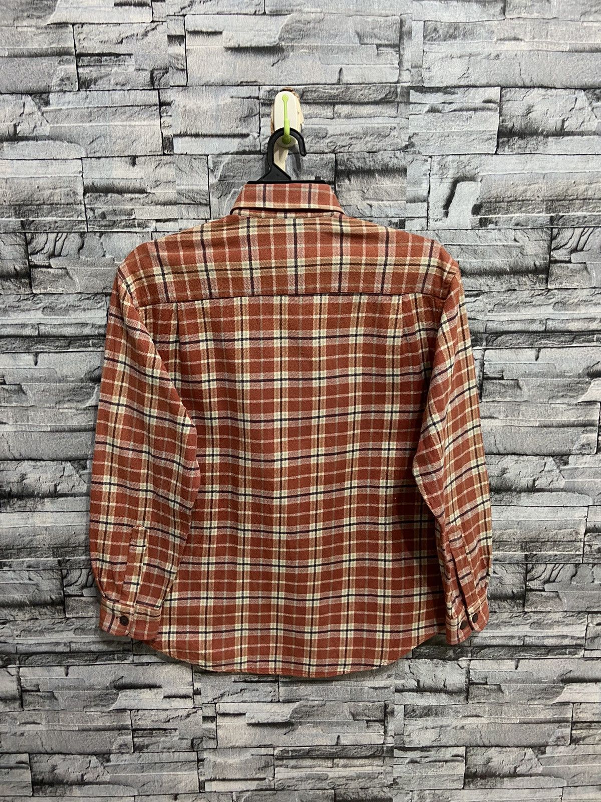 Japanese Brand Vintage Bossini Flannel single pocket plaid design Size US L / EU 52-54 / 3 - 8 Thumbnail