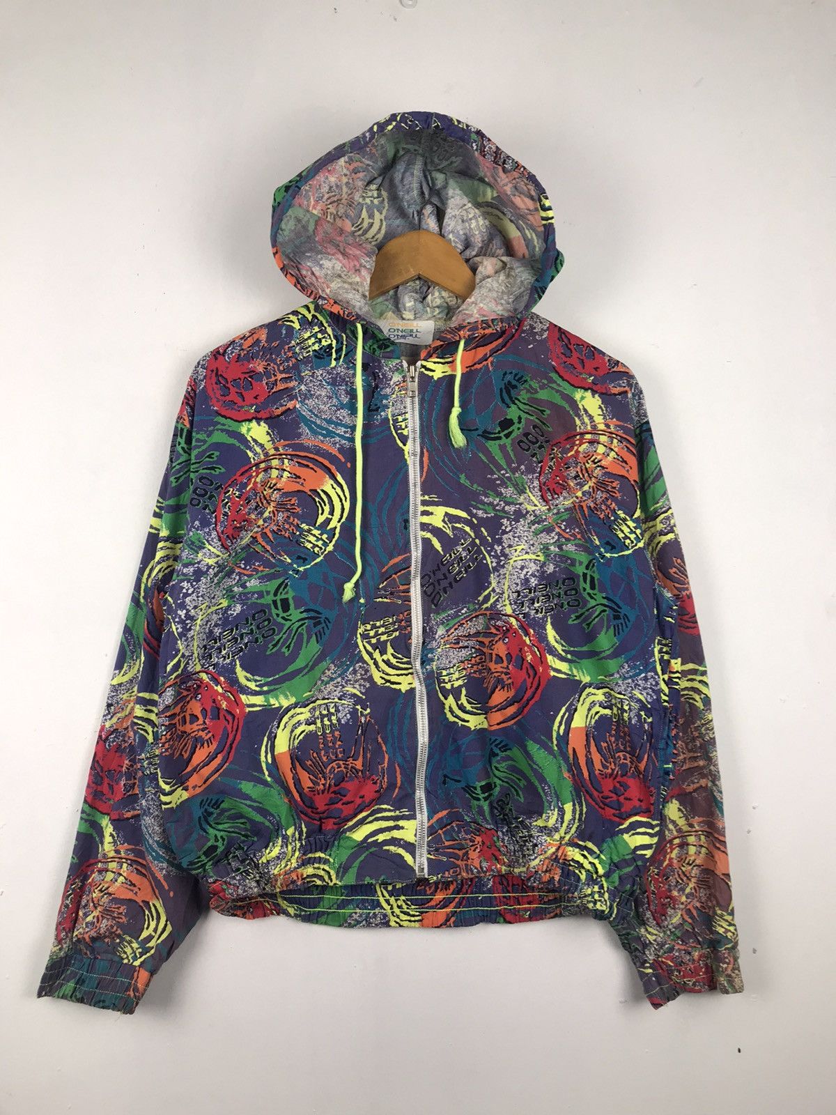 O'Neill × Vintage Very Rare Oneill Surf Full Zipper Light Jacket Size US M / EU 48-50 / 2 - 1 Thumbnail