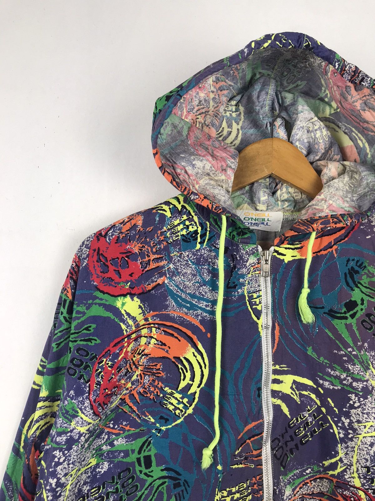 O'Neill × Vintage Very Rare Oneill Surf Full Zipper Light Jacket Size US M / EU 48-50 / 2 - 6 Thumbnail