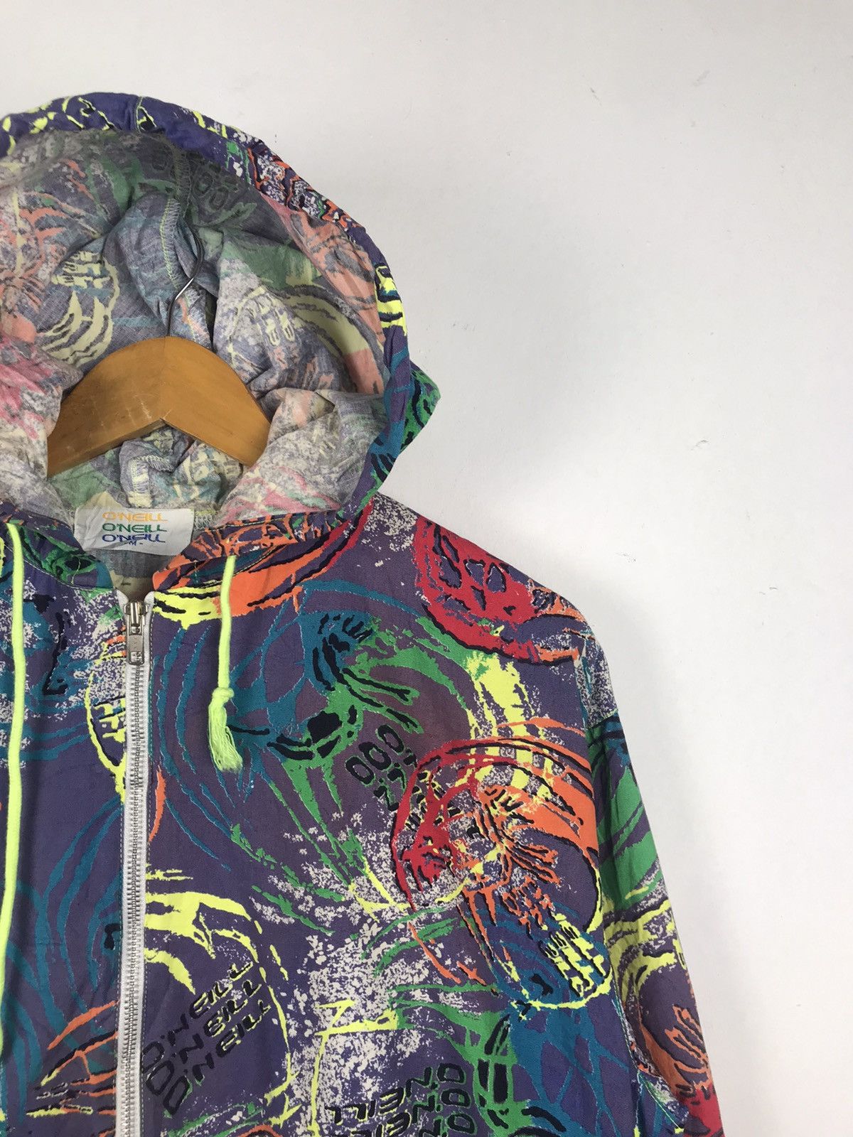 O'Neill × Vintage Very Rare Oneill Surf Full Zipper Light Jacket Size US M / EU 48-50 / 2 - 5 Thumbnail