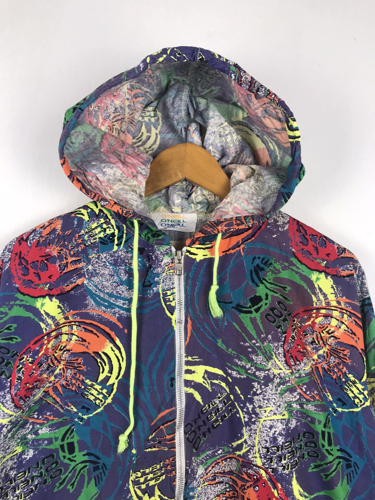 O'Neill × Vintage Very Rare Oneill Surf Full Zipper Light Jacket Size US M / EU 48-50 / 2 - 3 Thumbnail