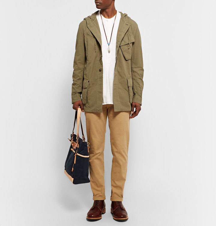 Nonnative FARMER PULLOVER SHIRT COTTON FLANNEL Size US M / EU 48-50 / 2 - 2 Thumbnail
