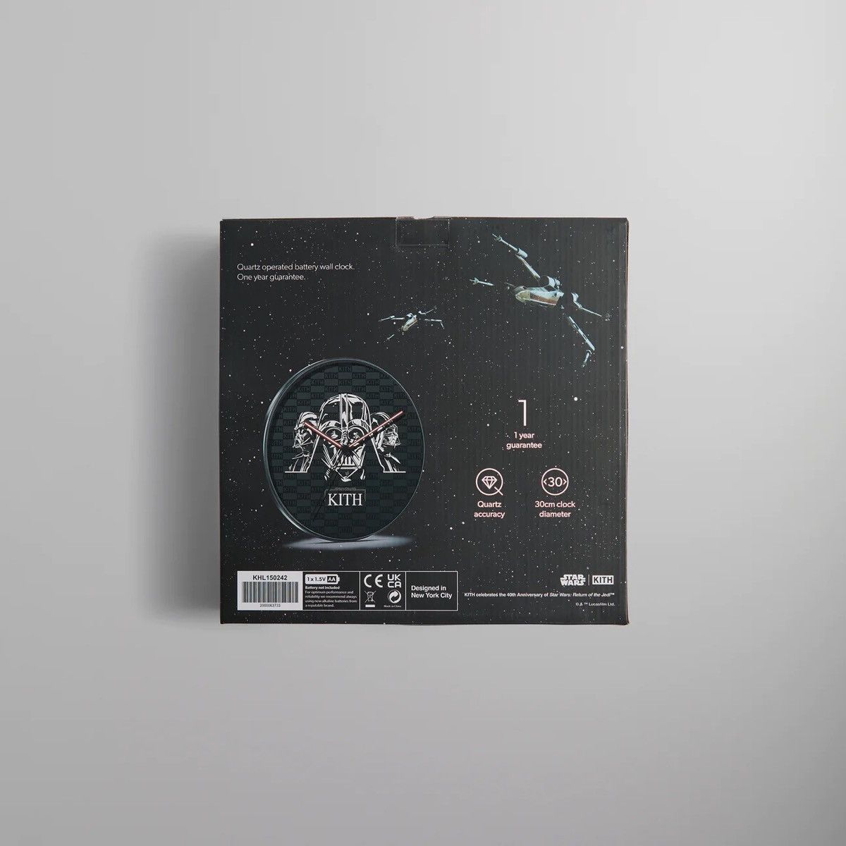 Kith × Star Wars Kith x Star Wars Darth Vader Wall Clock Size ONE SIZE - 8 Thumbnail