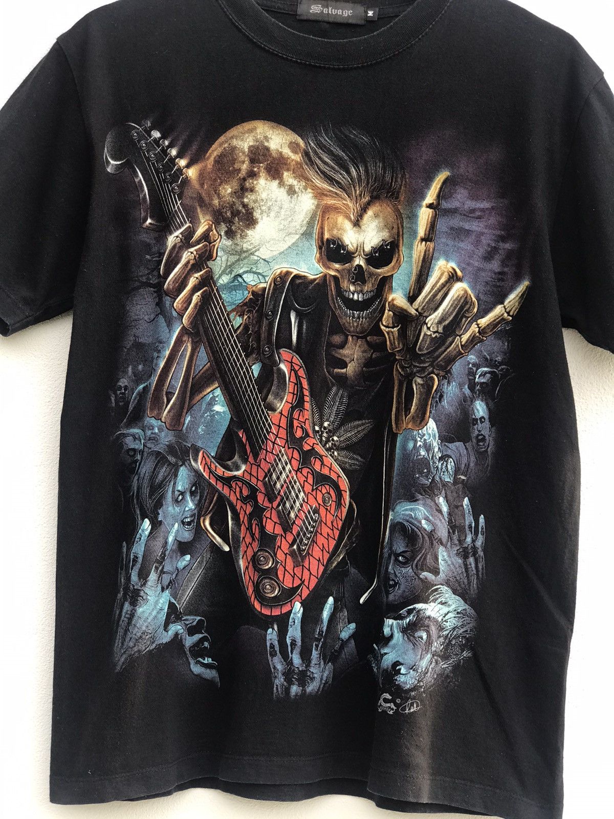 Japanese Brand Scary Horror Ghost Shirt Over Print Size US M / EU 48-50 / 2 - 2 Thumbnail
