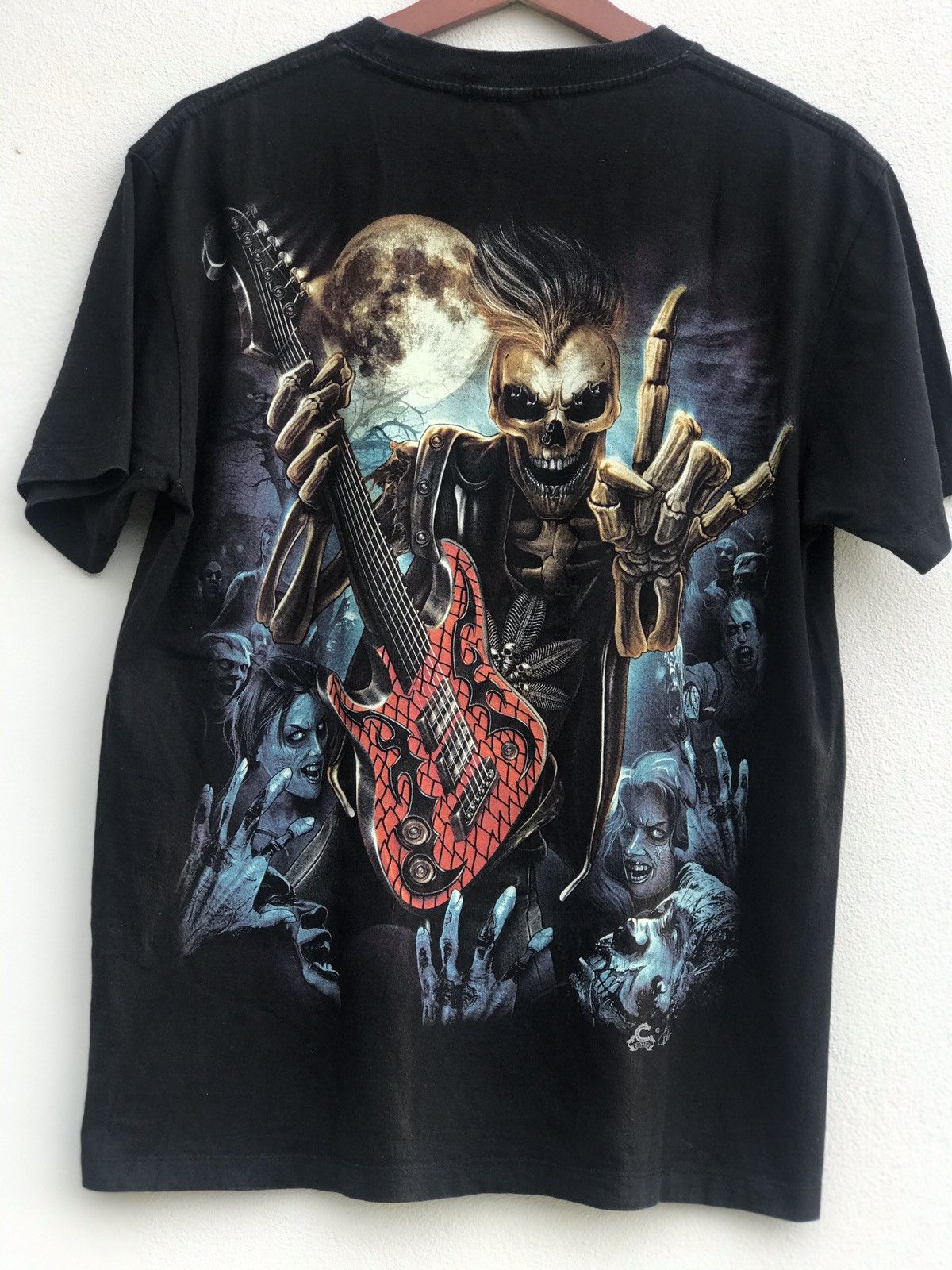 Japanese Brand Scary Horror Ghost Shirt Over Print Size US M / EU 48-50 / 2 - 3 Thumbnail