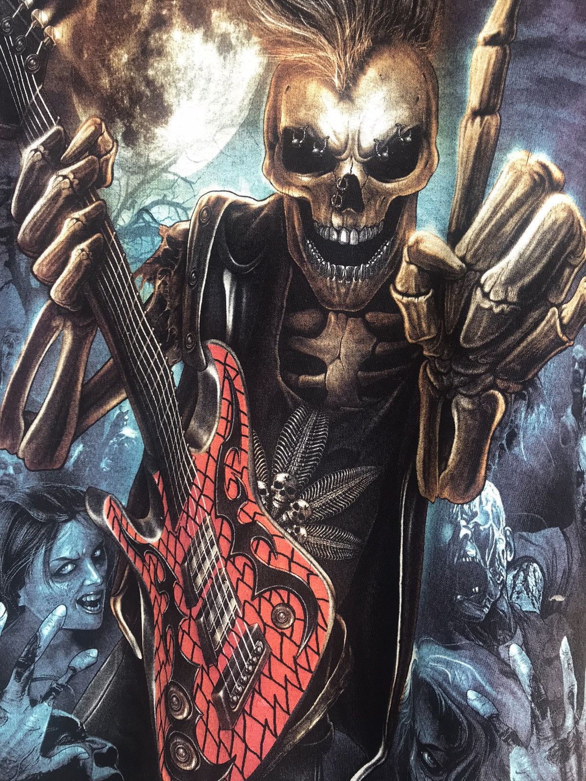 Japanese Brand Scary Horror Ghost Shirt Over Print Size US M / EU 48-50 / 2 - 4 Thumbnail