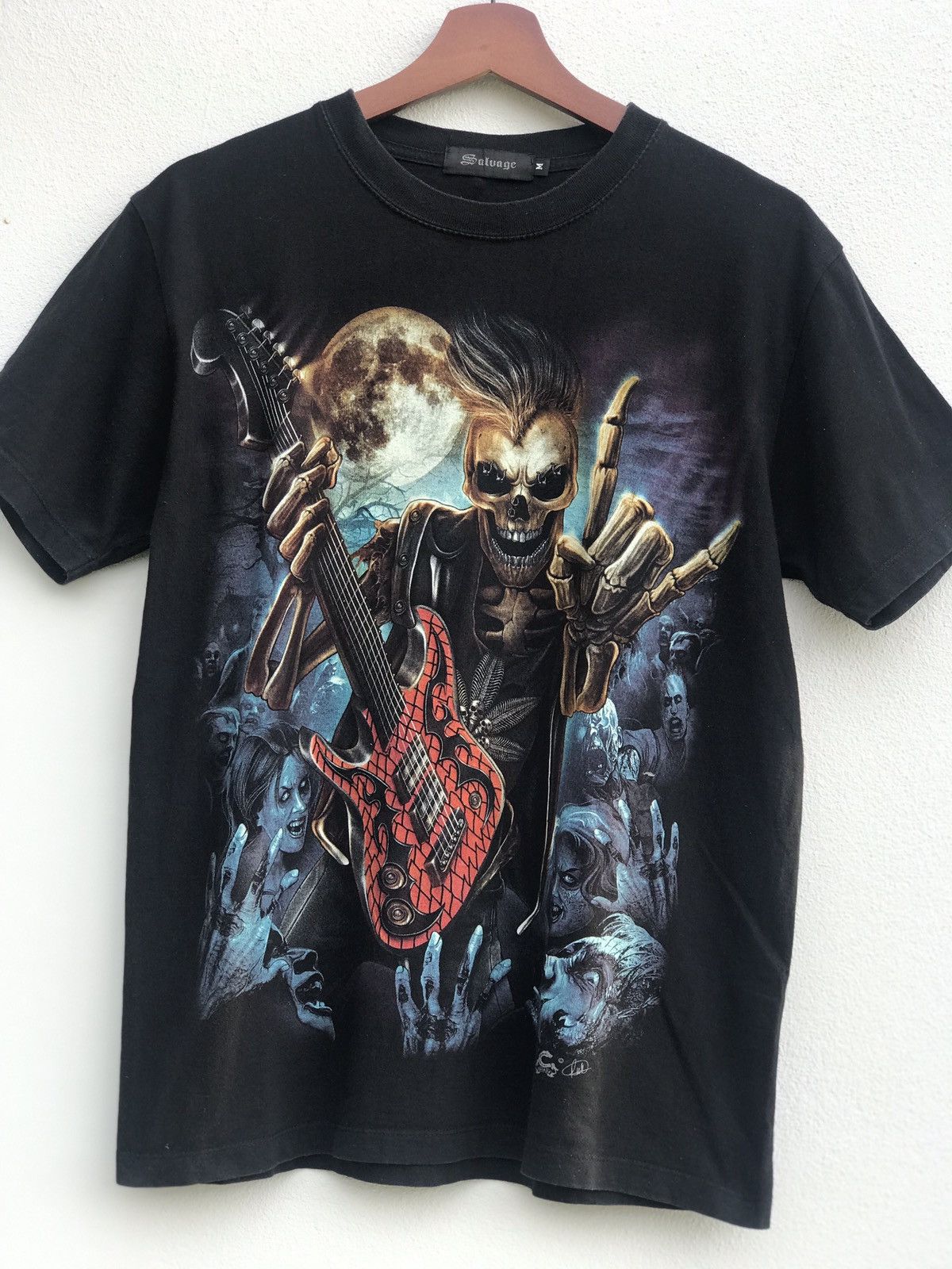 Japanese Brand Scary Horror Ghost Shirt Over Print Size US M / EU 48-50 / 2 - 1 Thumbnail