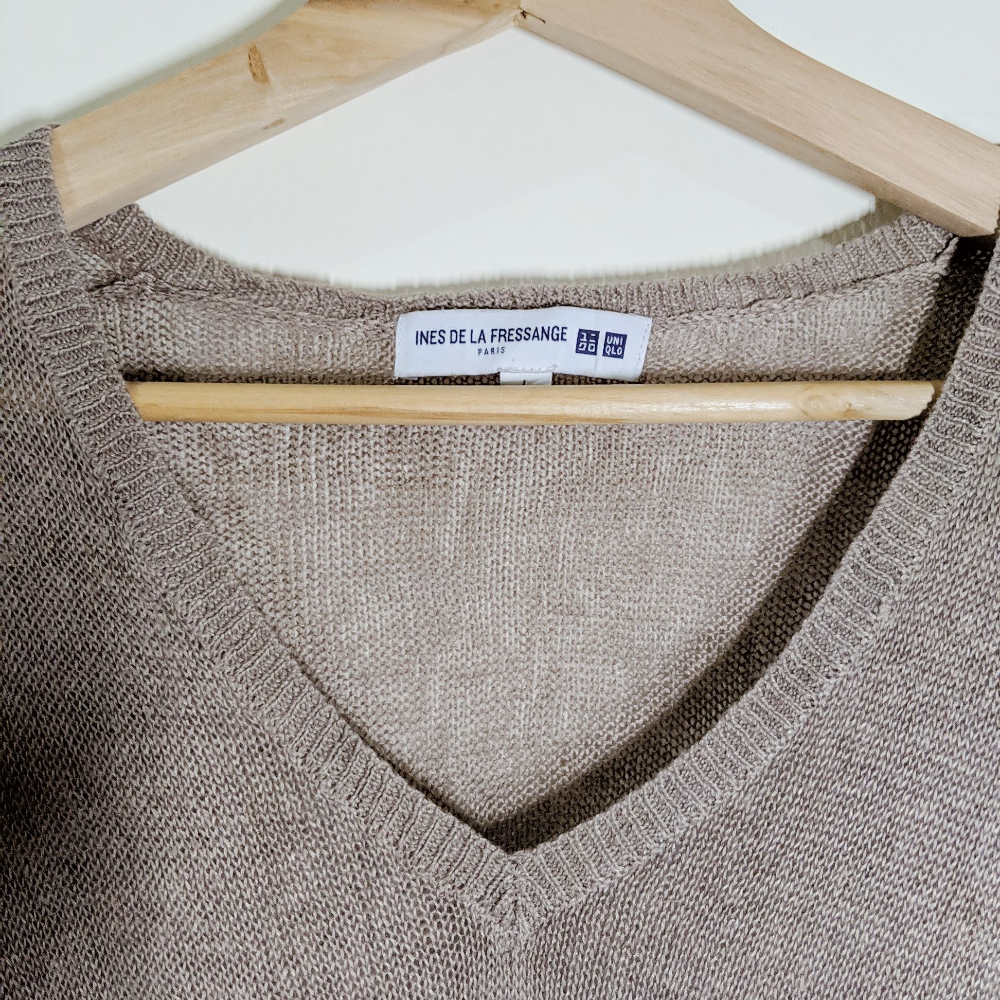 Aran Isles Knitwear × Japanese Brand × Vintage Vintage Rare Uniqlo Ines De La Fressange Knitwear Size US M / EU 48-50 / 2 - 10 Thumbnail