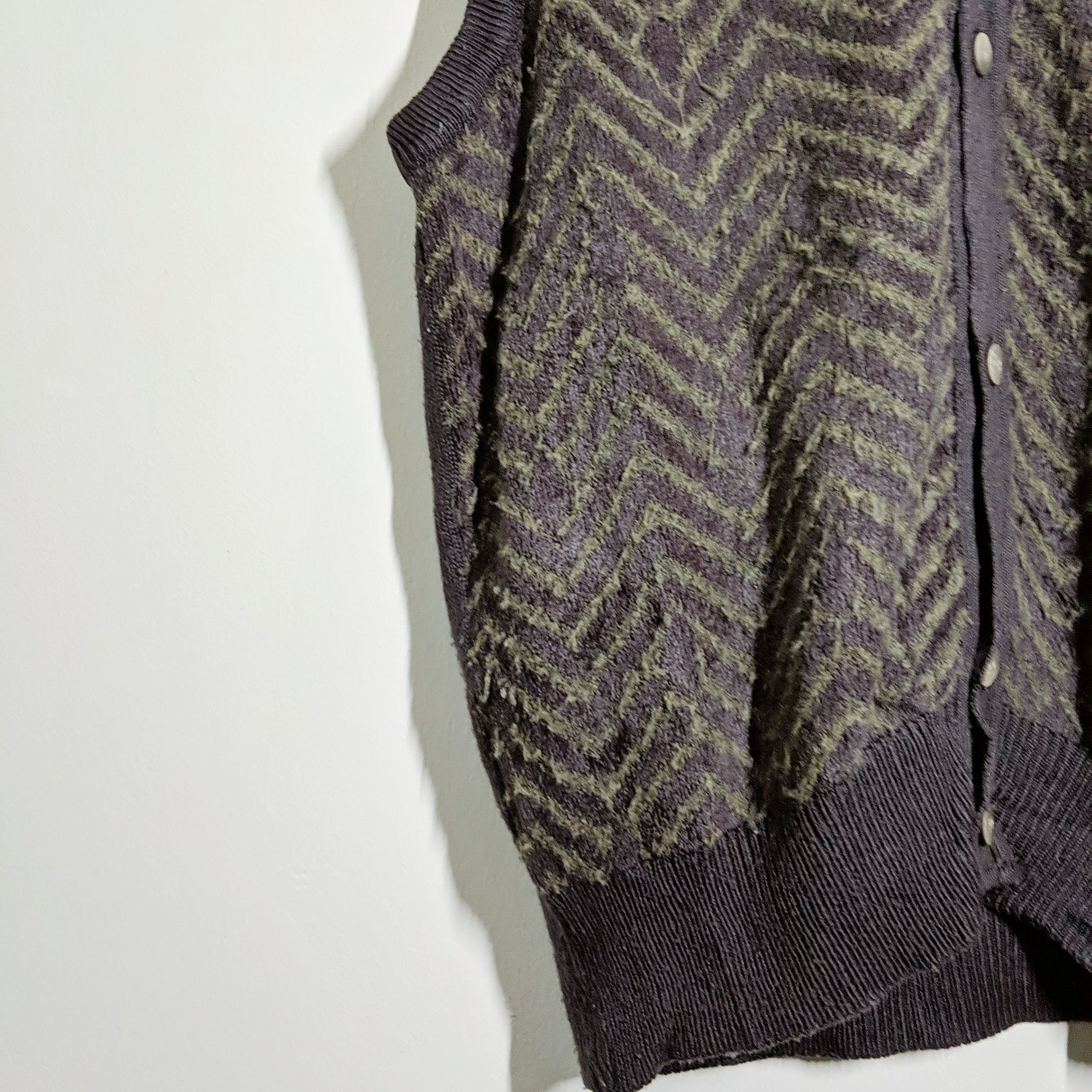 Japanese Brand Vintage Be Gentle Japan Brand Sleeveless Knitwear Cardigan Size US M / EU 48-50 / 2 - 2 Thumbnail