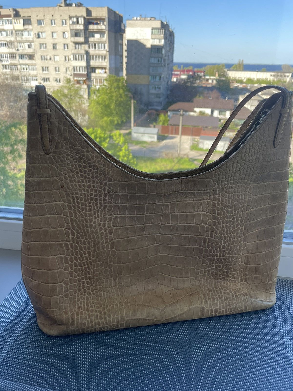 Giovanni Valentino × Valentino Vntg VALENTINO Leather Shoulder Bag les sacs Crocodile Print Size ONE SIZE - 3 Thumbnail