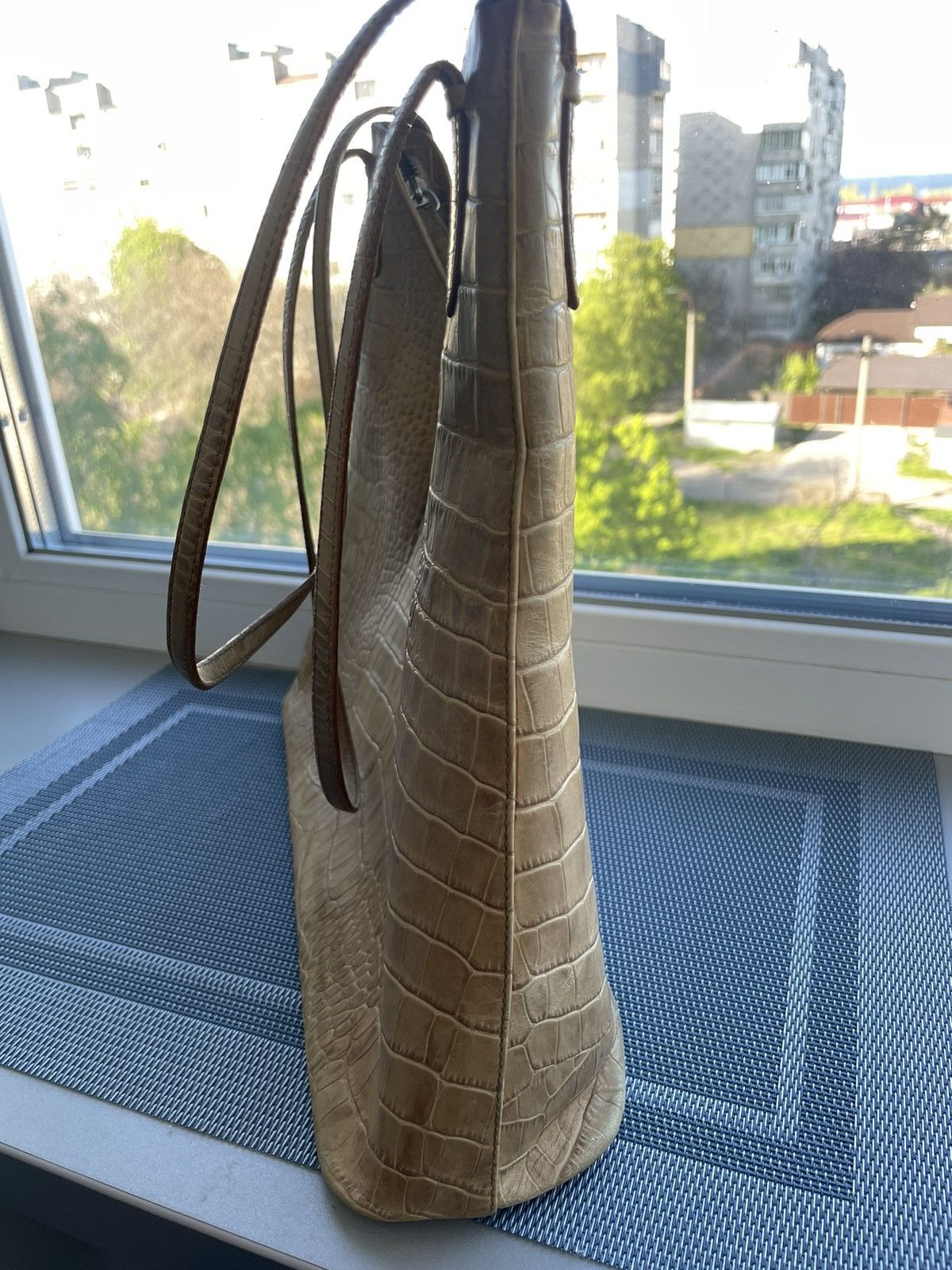 Giovanni Valentino × Valentino Vntg VALENTINO Leather Shoulder Bag les sacs Crocodile Print Size ONE SIZE - 4 Thumbnail