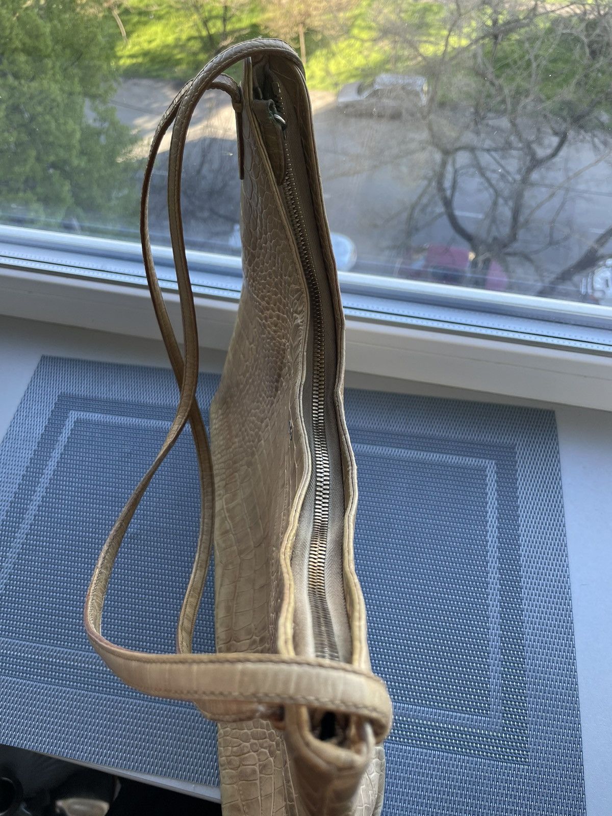 Giovanni Valentino × Valentino Vntg VALENTINO Leather Shoulder Bag les sacs Crocodile Print Size ONE SIZE - 6 Thumbnail