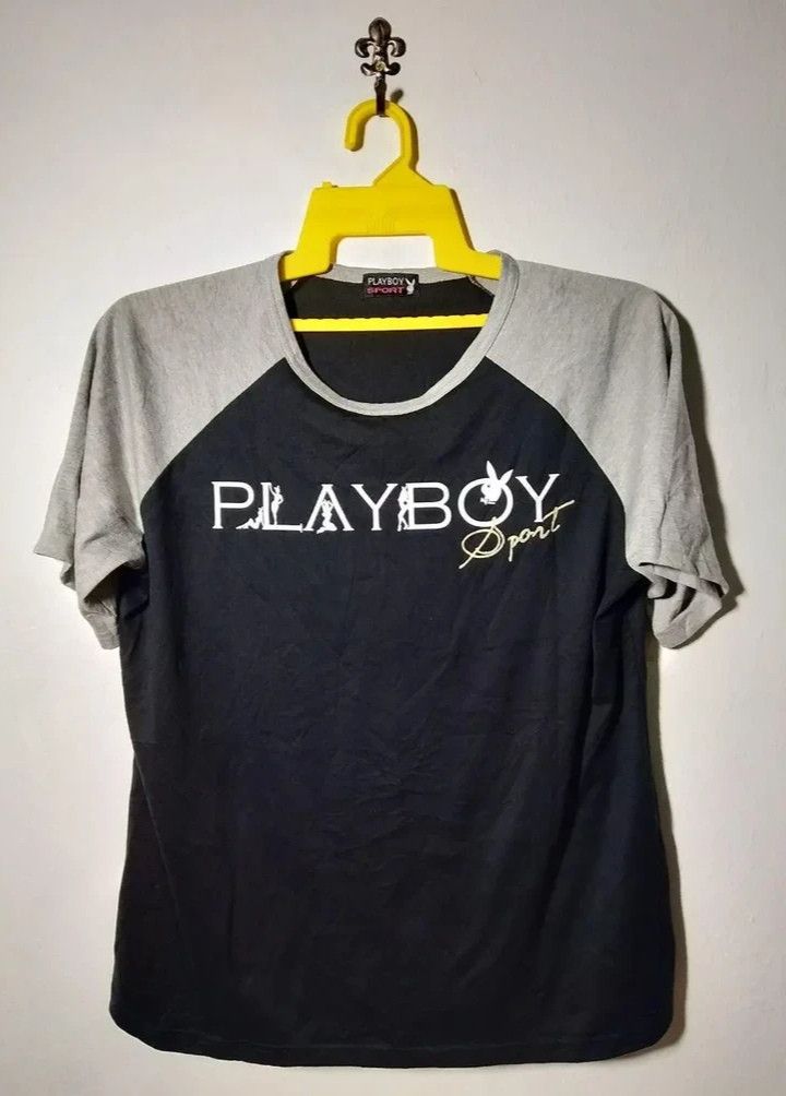 Designer × Japanese Brand × Playboy PLAYBOY Sport Spell Out streetwear Size US M / EU 48-50 / 2 - 2 Thumbnail