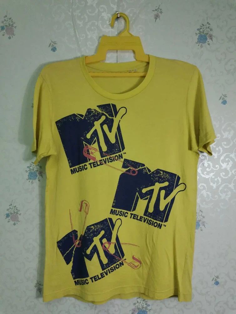 Designer × Japanese Brand × Mtv MTV Music Television Big Logo Graphic Tee Size US L / EU 52-54 / 3 - 2 Thumbnail