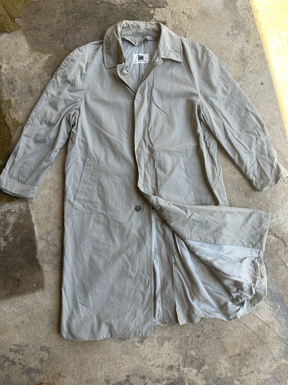 Issey Miyake Issey Miyake Studio Trench Coat Beige Size US M / EU 48-50 / 2 - 1 Thumbnail