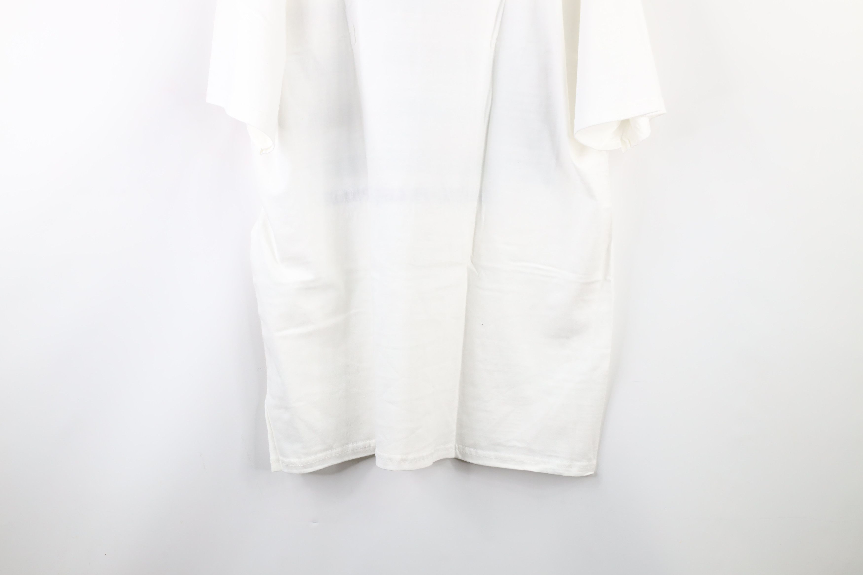 Marithe + Francois Girbaud × Vintage NOS Vintage 90s Marithe Francois Girbaud LCD T-Shirt White Size US L / EU 52-54 / 3 - 9 Thumbnail