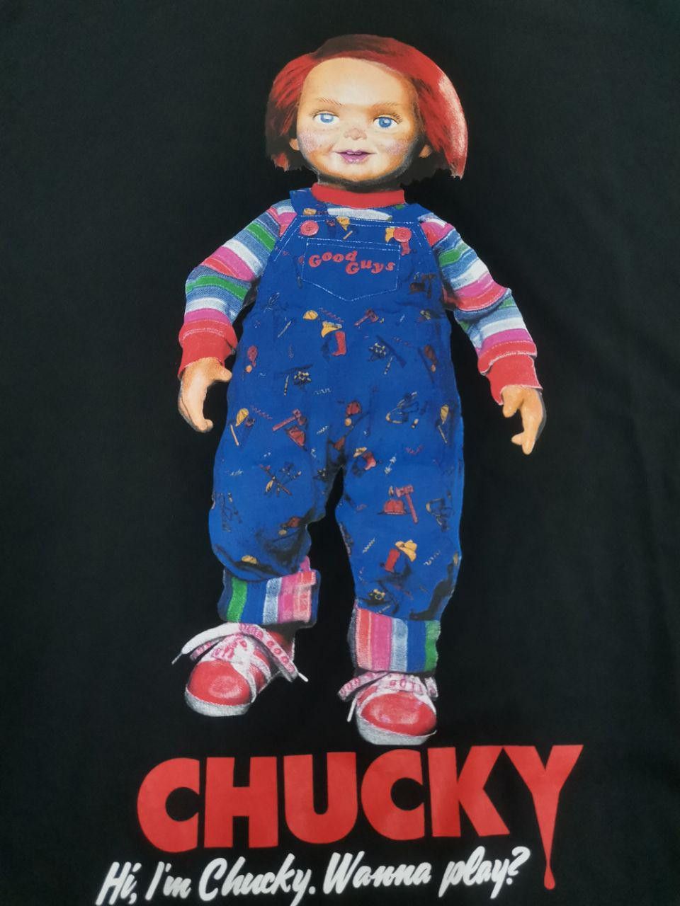 Japanese Brand × Vintage Chucky x Uniqlo Horror Movie Tshirt Women Cutting Size L / US 10 / IT 46 - 2 Thumbnail