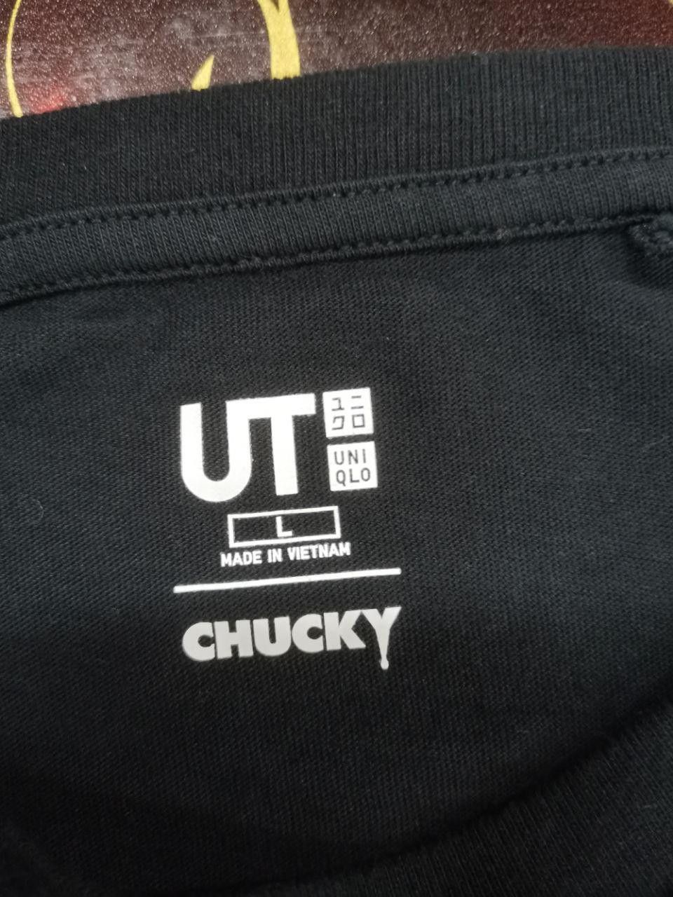 Japanese Brand × Vintage Chucky x Uniqlo Horror Movie Tshirt Women Cutting Size L / US 10 / IT 46 - 8 Thumbnail