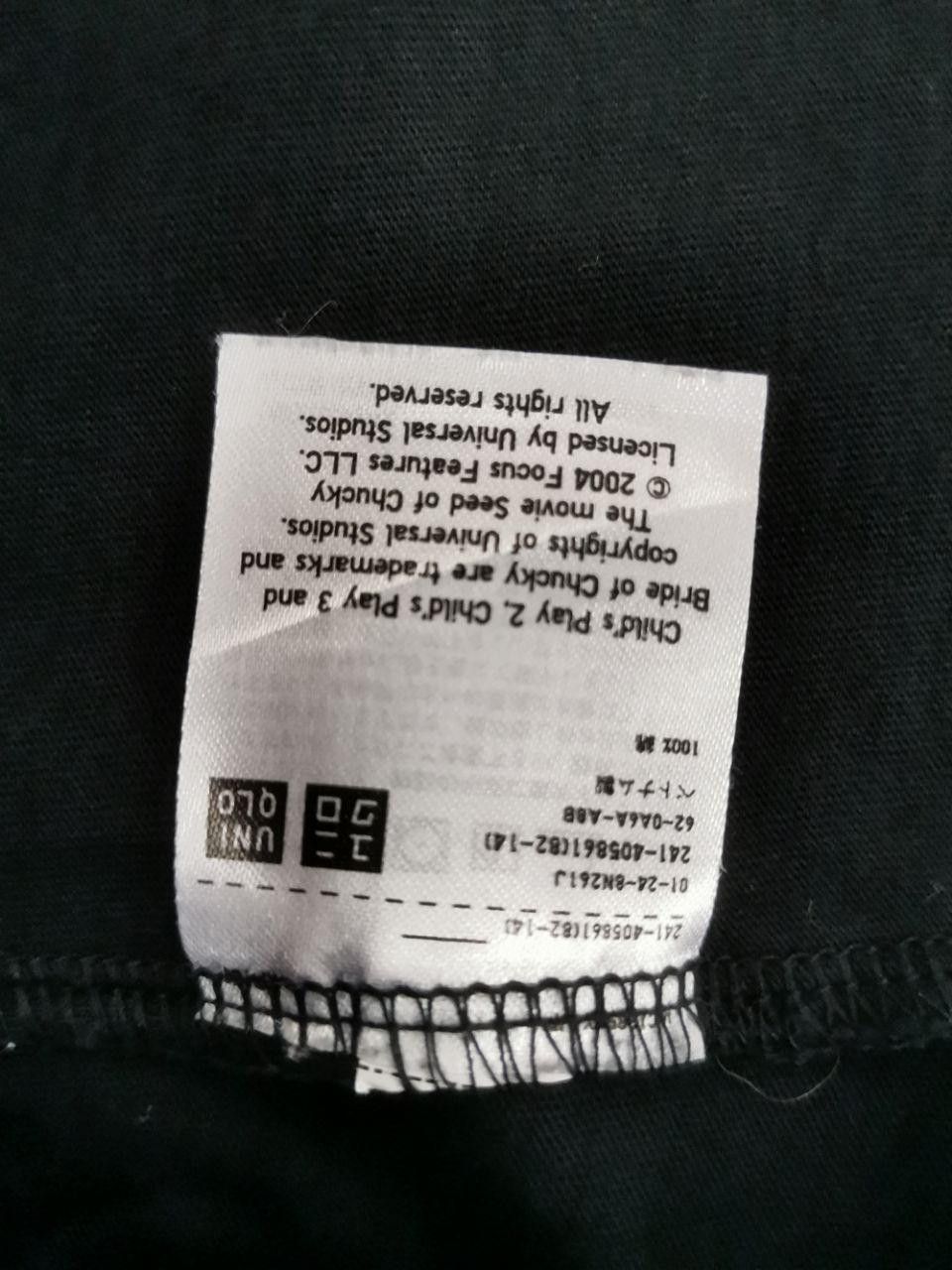 Japanese Brand × Vintage Chucky x Uniqlo Horror Movie Tshirt Women Cutting Size L / US 10 / IT 46 - 9 Thumbnail