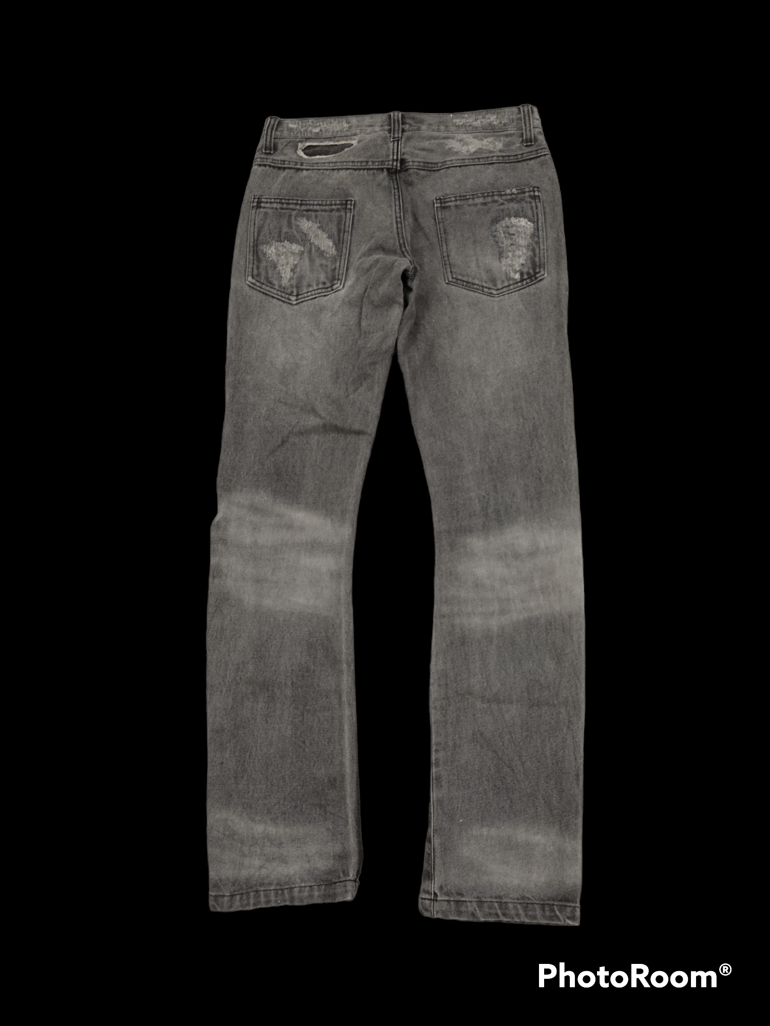 Schlussel SCHUSSEL DISTRESSED PACTHWORK INSPIRED NUMBER NINE Size US 29 - 3 Thumbnail
