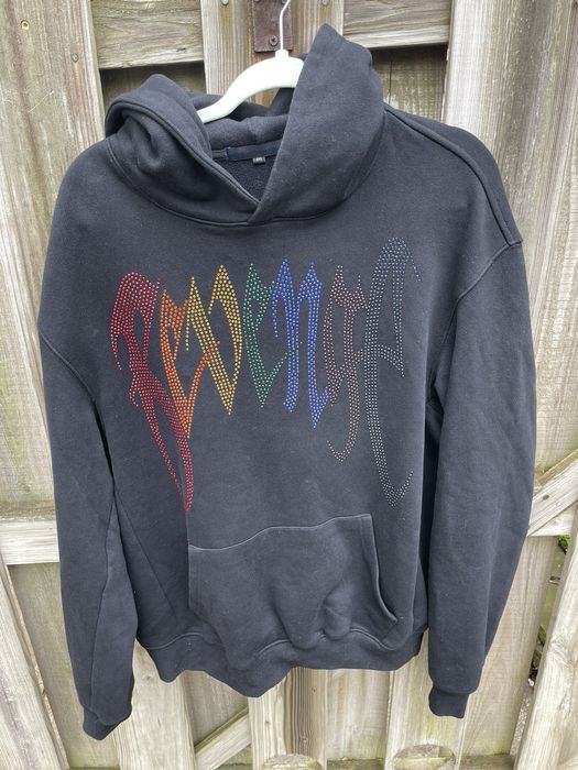 Revenge rainbow sales rhinestone hoodie