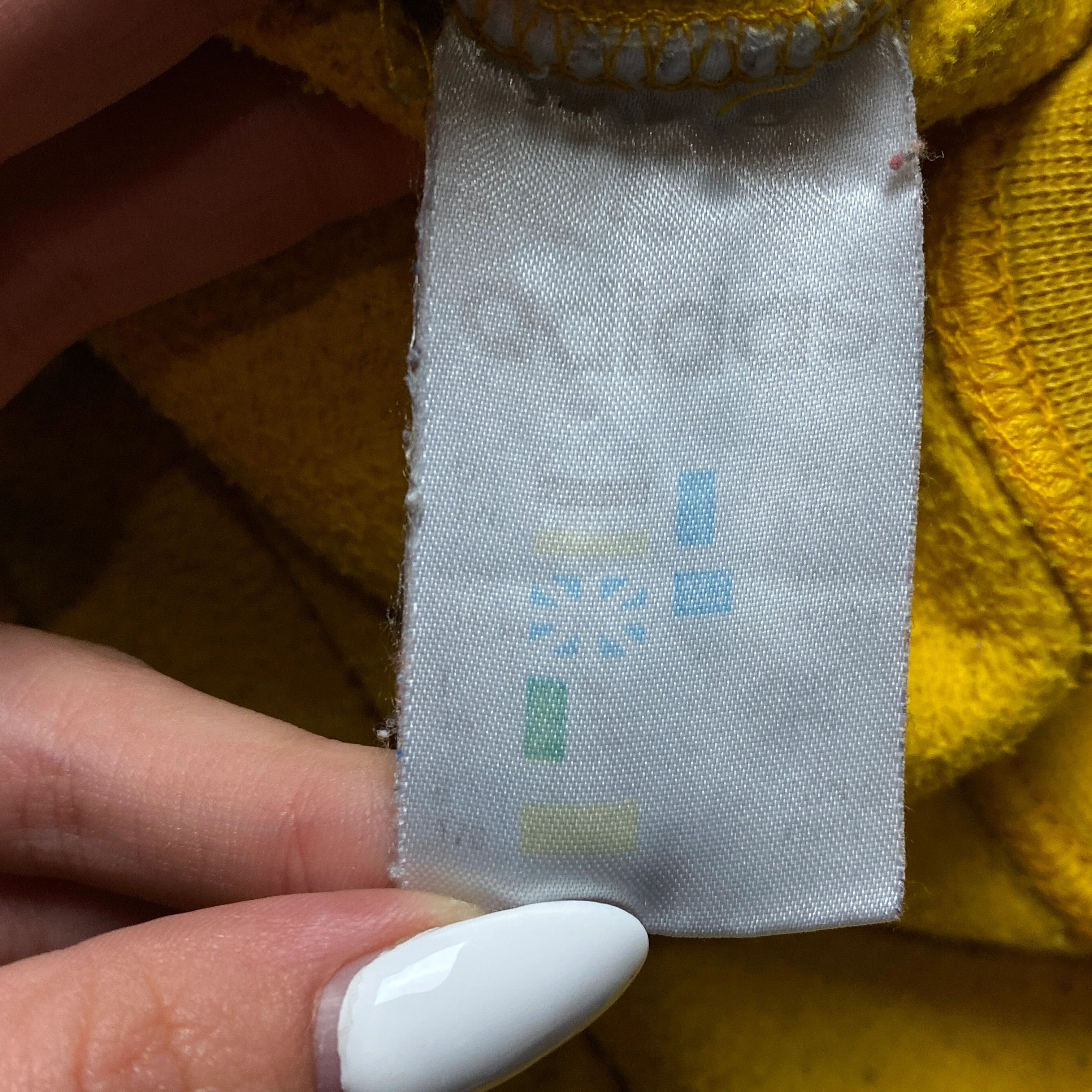 Adidas × Vintage Mens Vintage Sweatshirt Adidas Size S Yellow Size US S / EU 44-46 / 1 - 5 Thumbnail