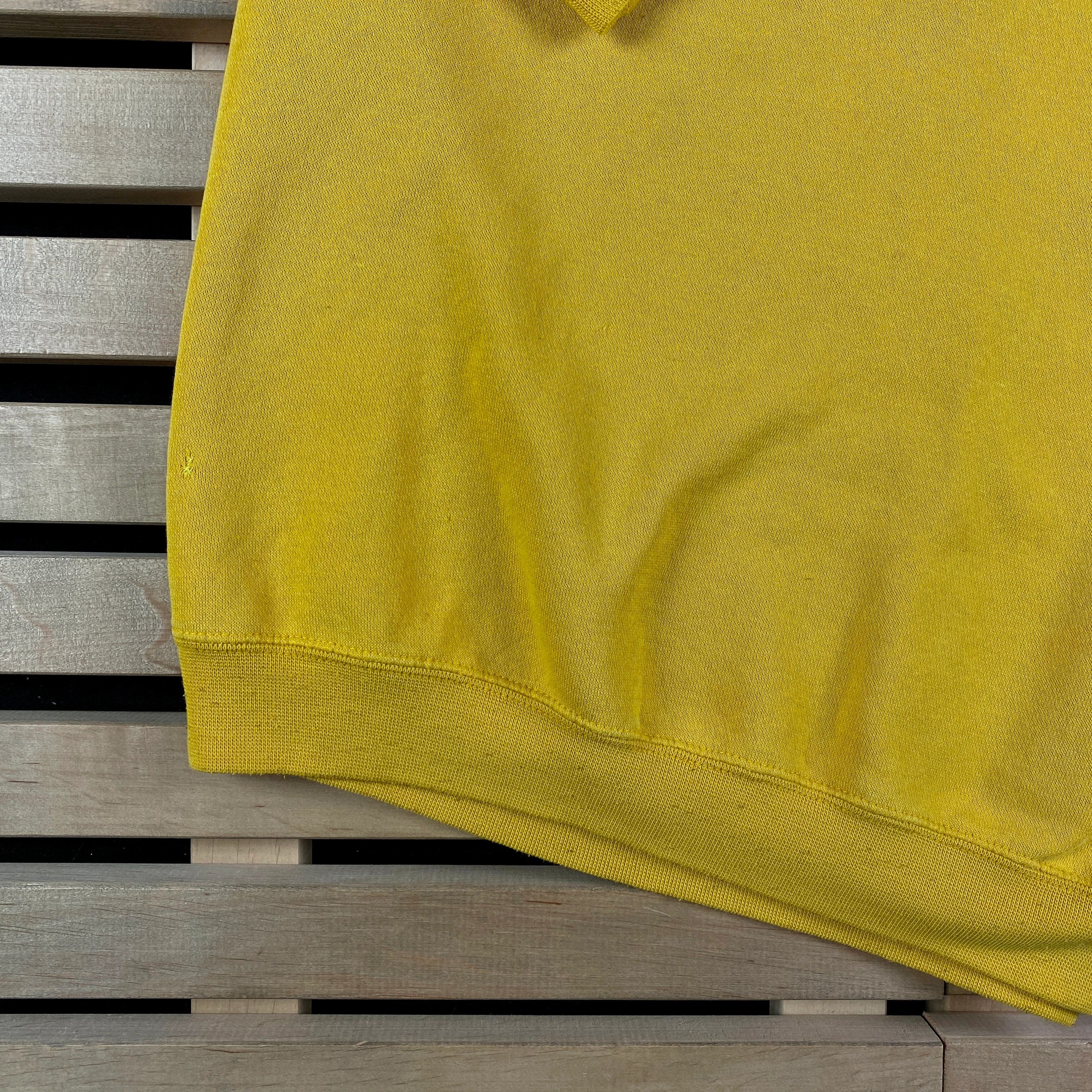 Adidas × Vintage Mens Vintage Sweatshirt Adidas Size S Yellow Size US S / EU 44-46 / 1 - 3 Thumbnail