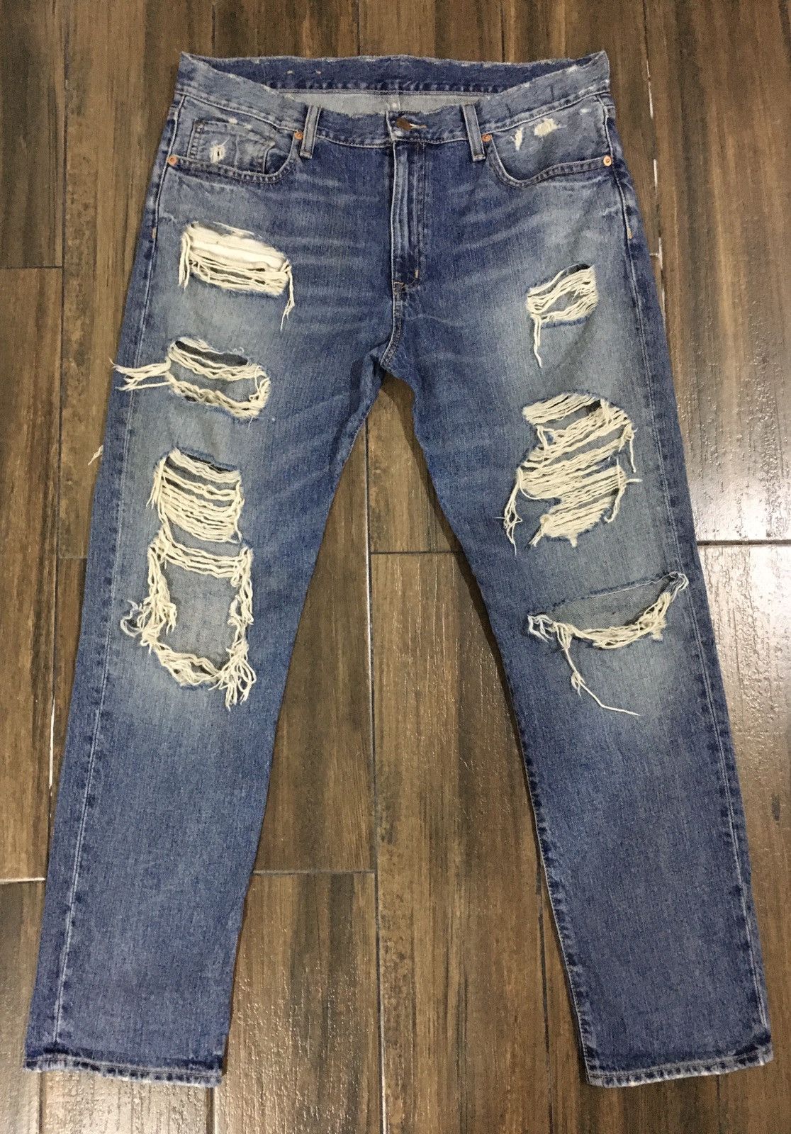 Denim & Supply Ralph Lauren Denim & Supply Distressed Jeans Size US 36 / EU 52 - 1 Thumbnail