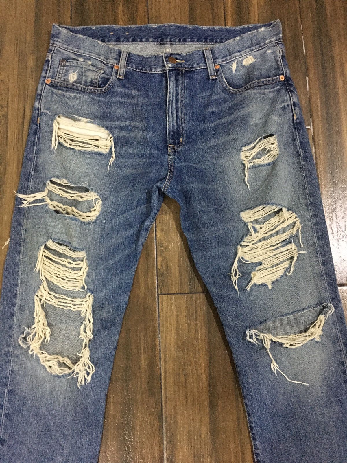 Denim & Supply Ralph Lauren Denim & Supply Distressed Jeans Size US 36 / EU 52 - 3 Thumbnail