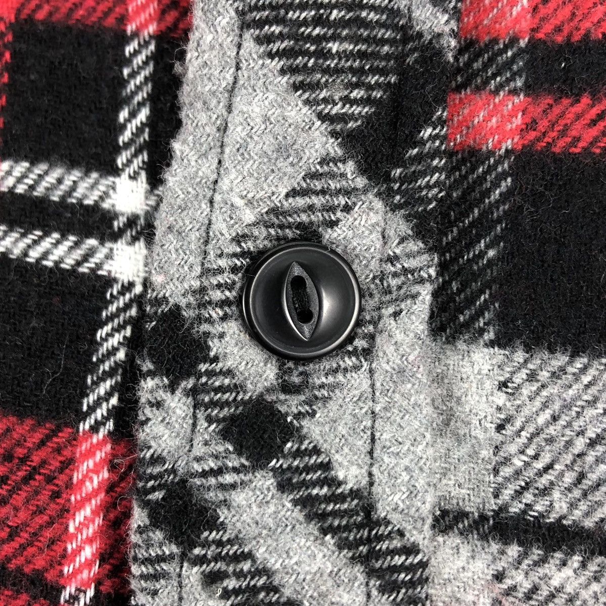 Flannel Flannel Multi Plaid Tartan Check Double Pocket Size US L / EU 52-54 / 3 - 10 Thumbnail